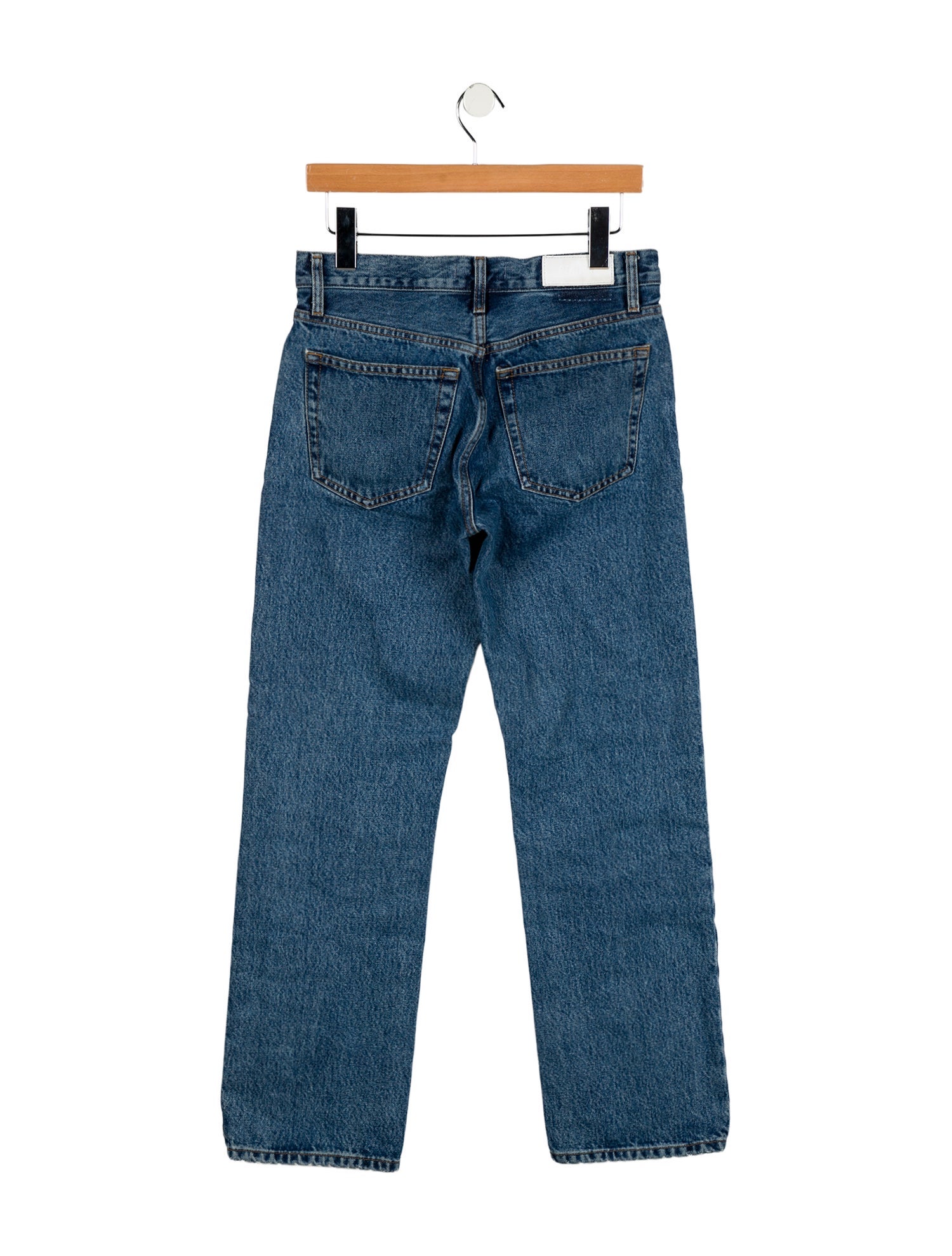 RE/DONE Mid-Rise Wide Leg Jeans