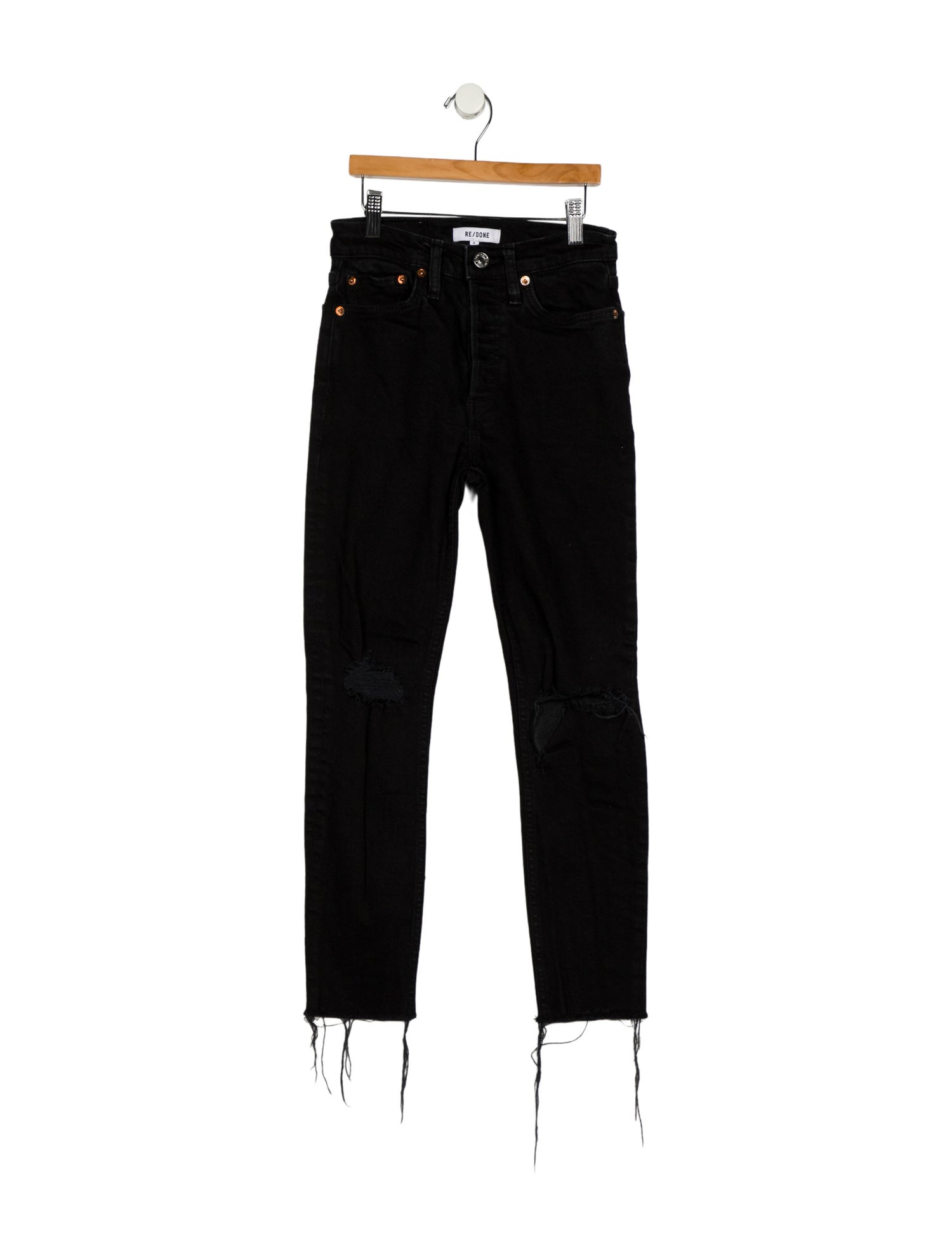 RE/DONE Mid-Rise Straight Leg Jeans