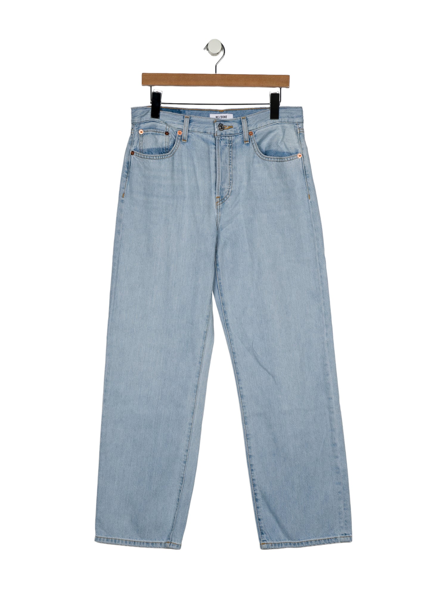 RE/DONE High-Rise Wide Leg Jeans w/ Tags