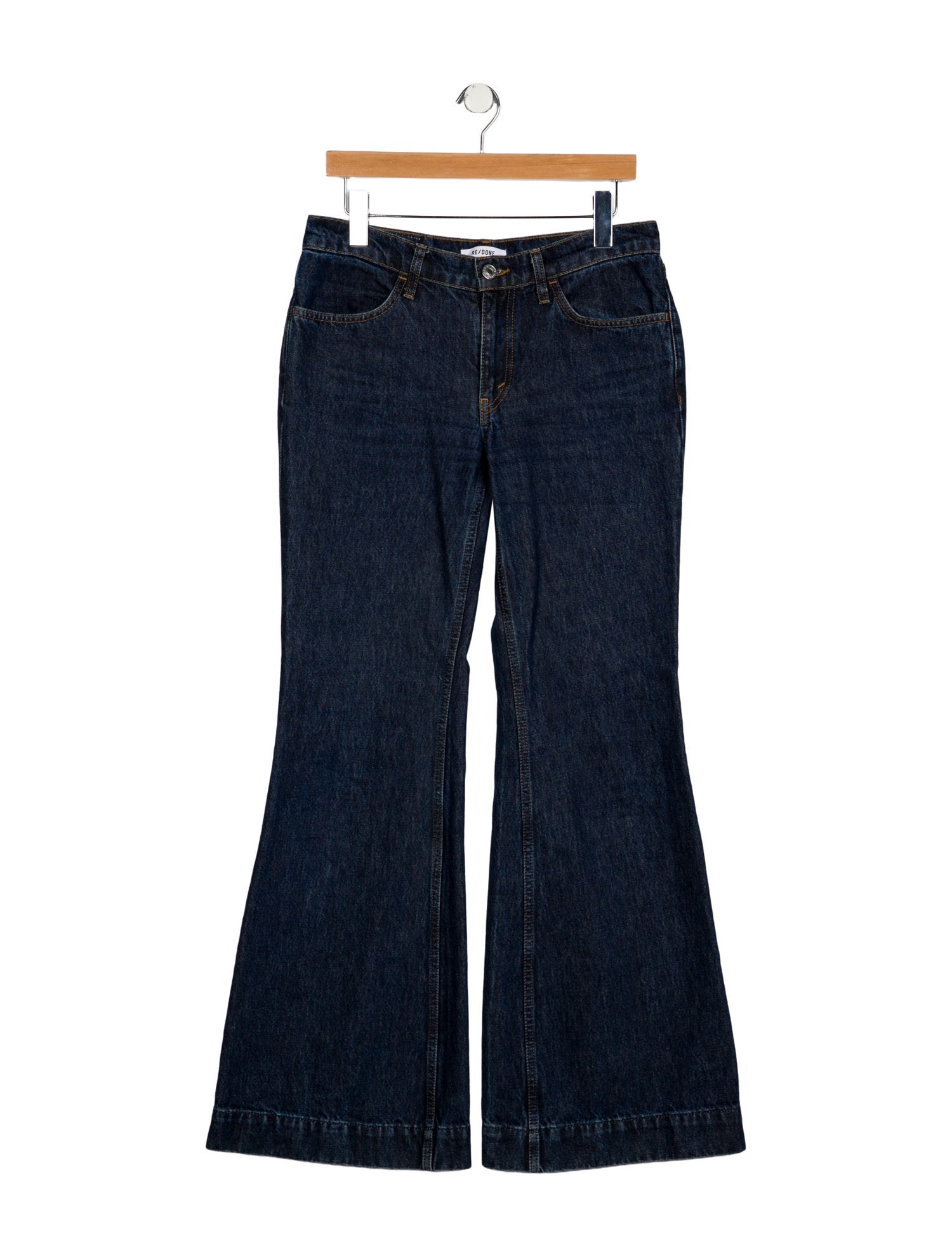 RE/DONE Mid-Rise Wide Leg Jeans