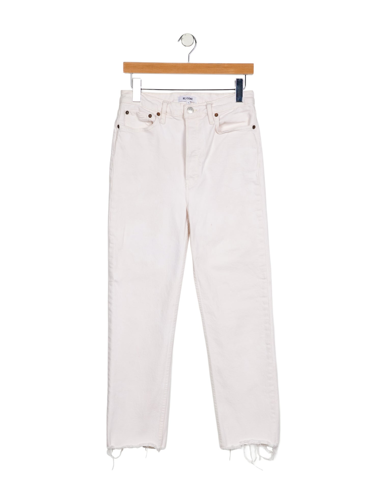 RE/DONE High-Rise Straight Leg Jeans