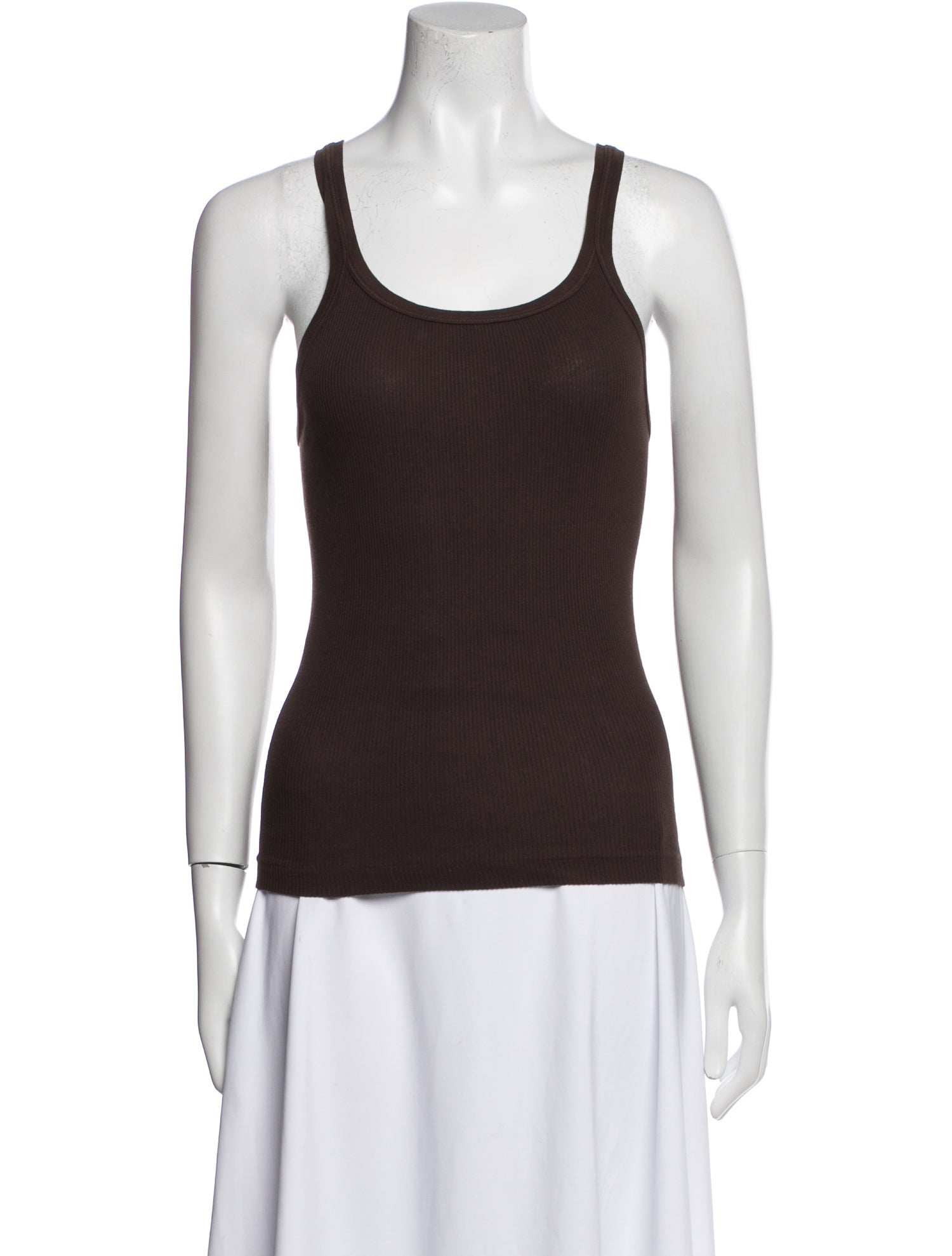 RE/DONE Scoop Neck Sleeveless Top