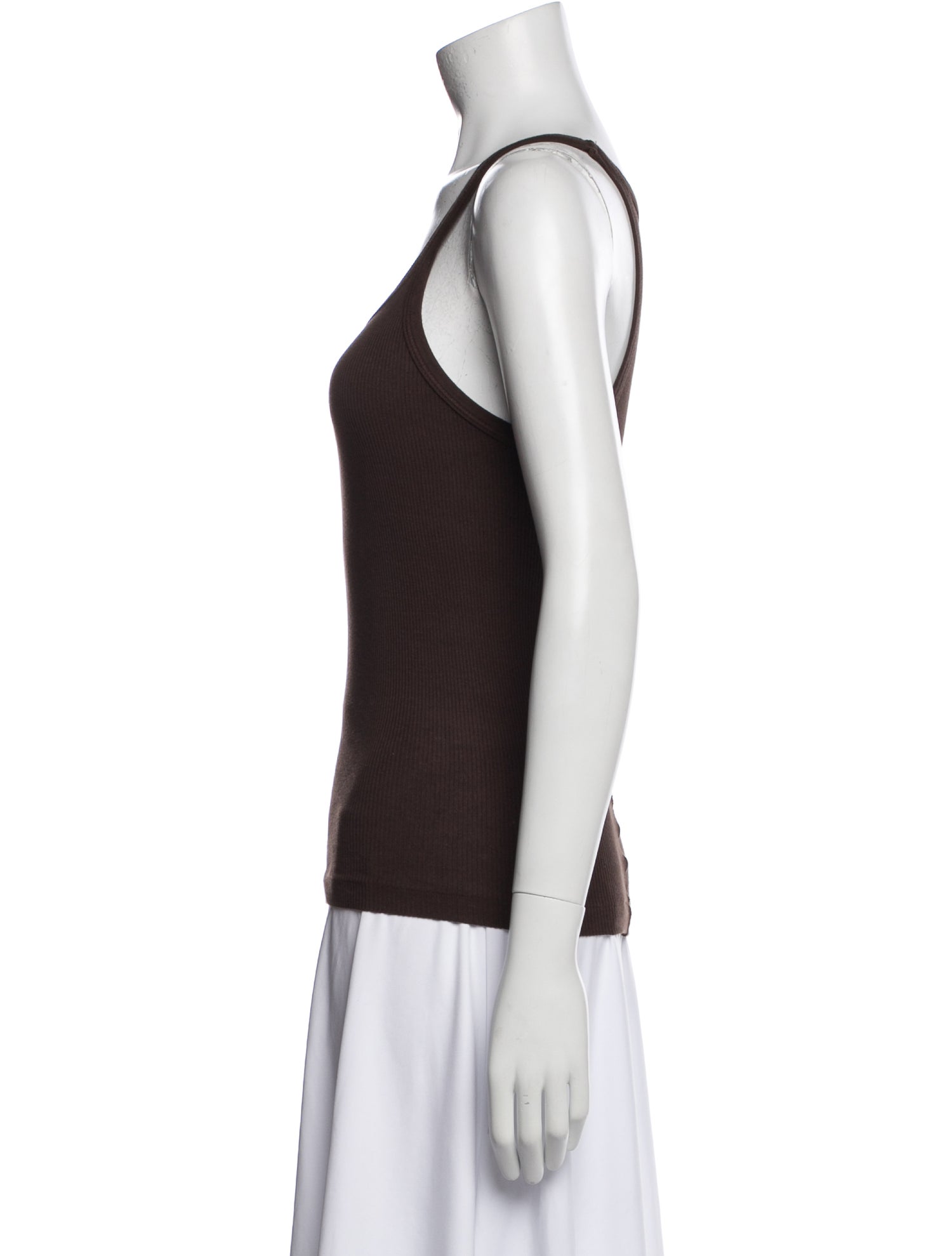 RE/DONE Scoop Neck Sleeveless Top