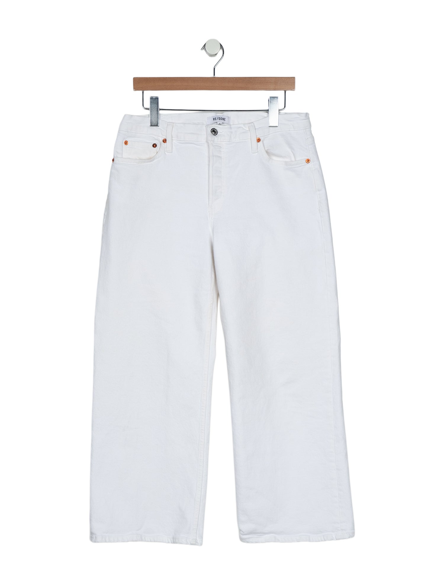 RE/DONE Mid-Rise Wide Leg Jeans