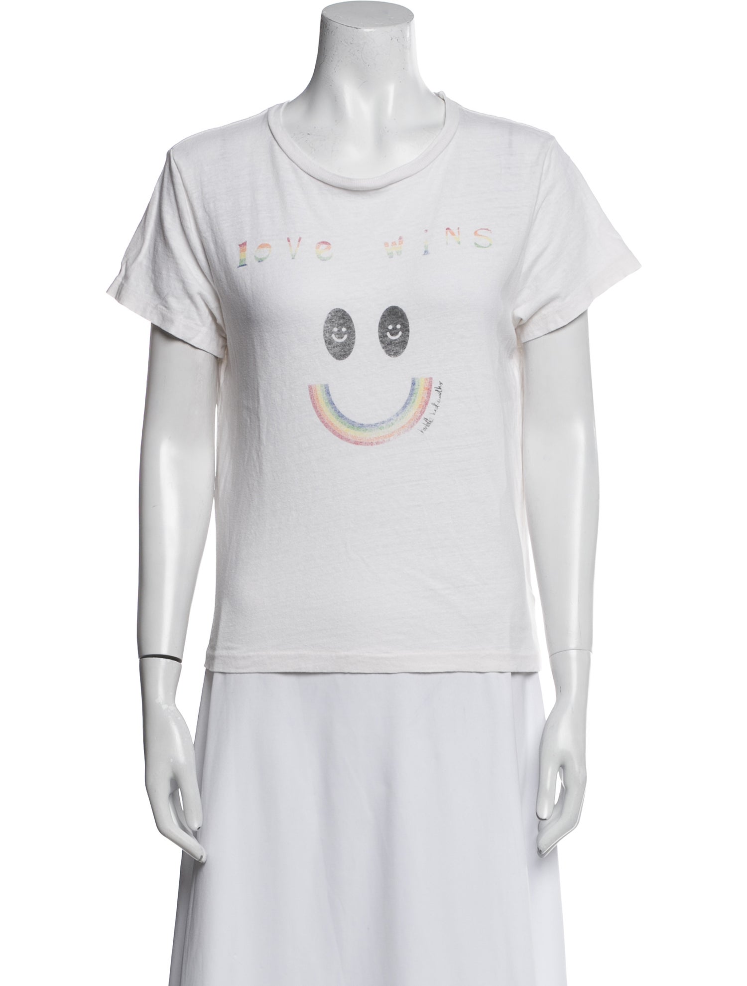 RE/DONE Graphic Print Crew Neck T-Shirt