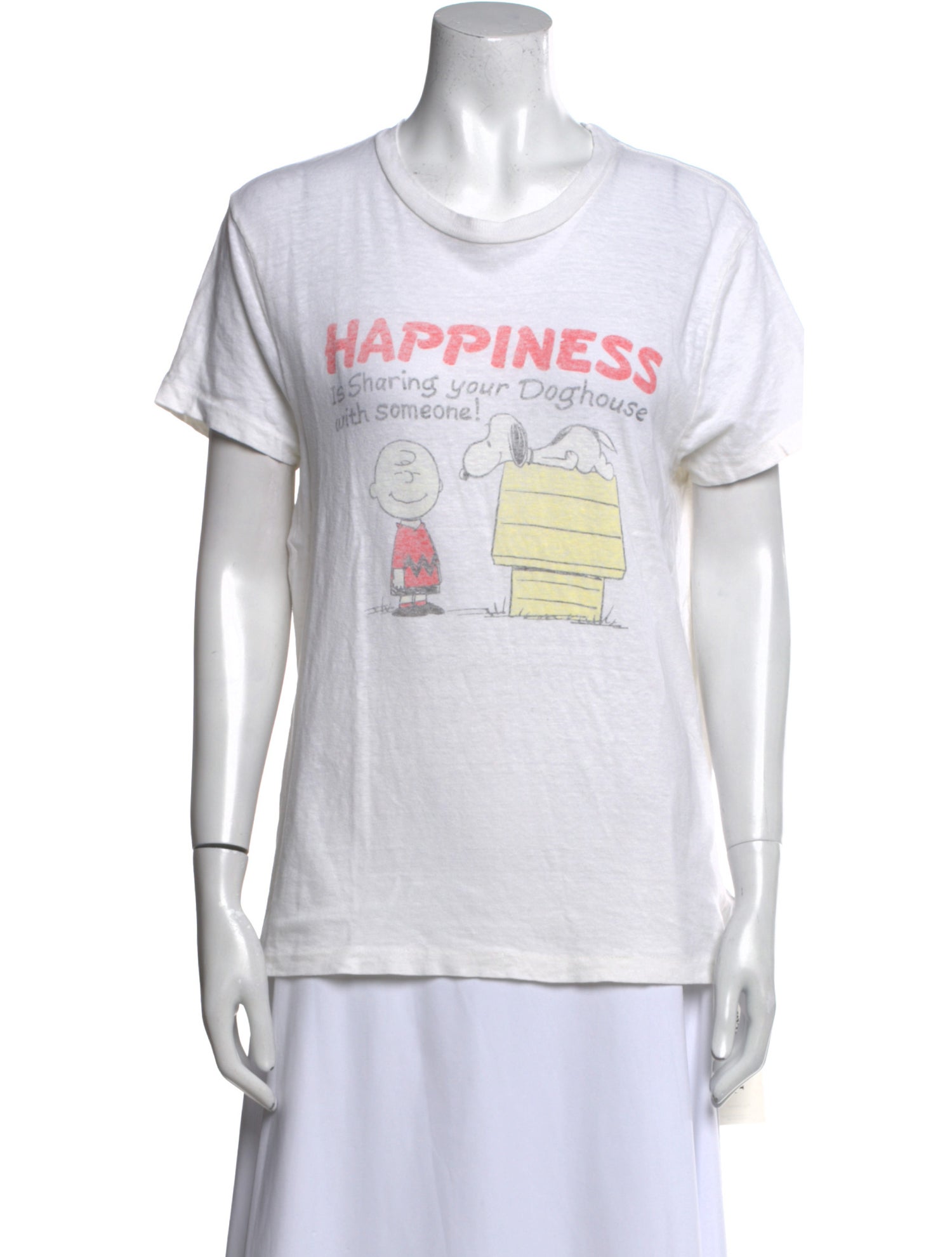 RE/DONE Graphic Print Crew Neck T-Shirt