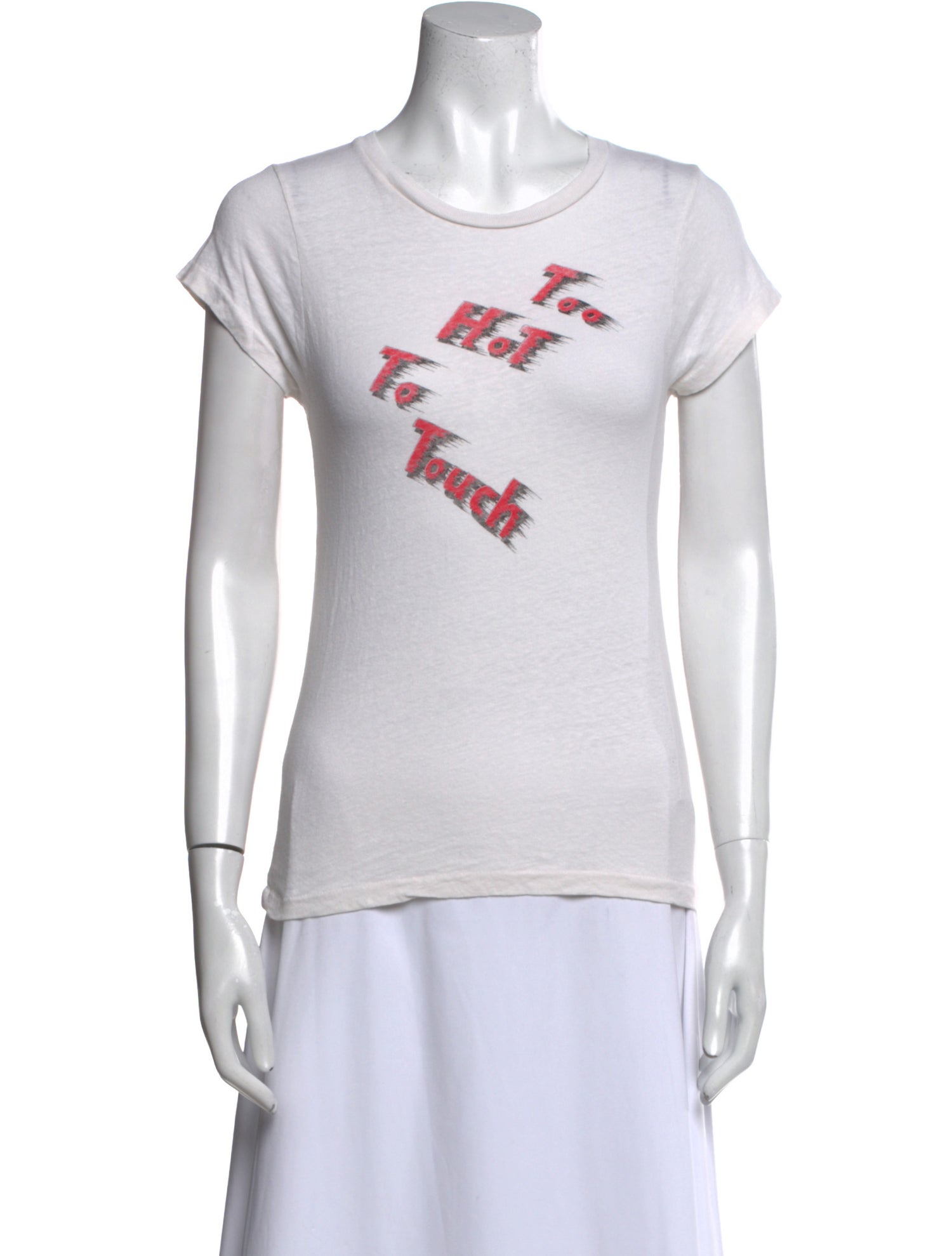 RE/DONE Graphic Print Crew Neck T-Shirt