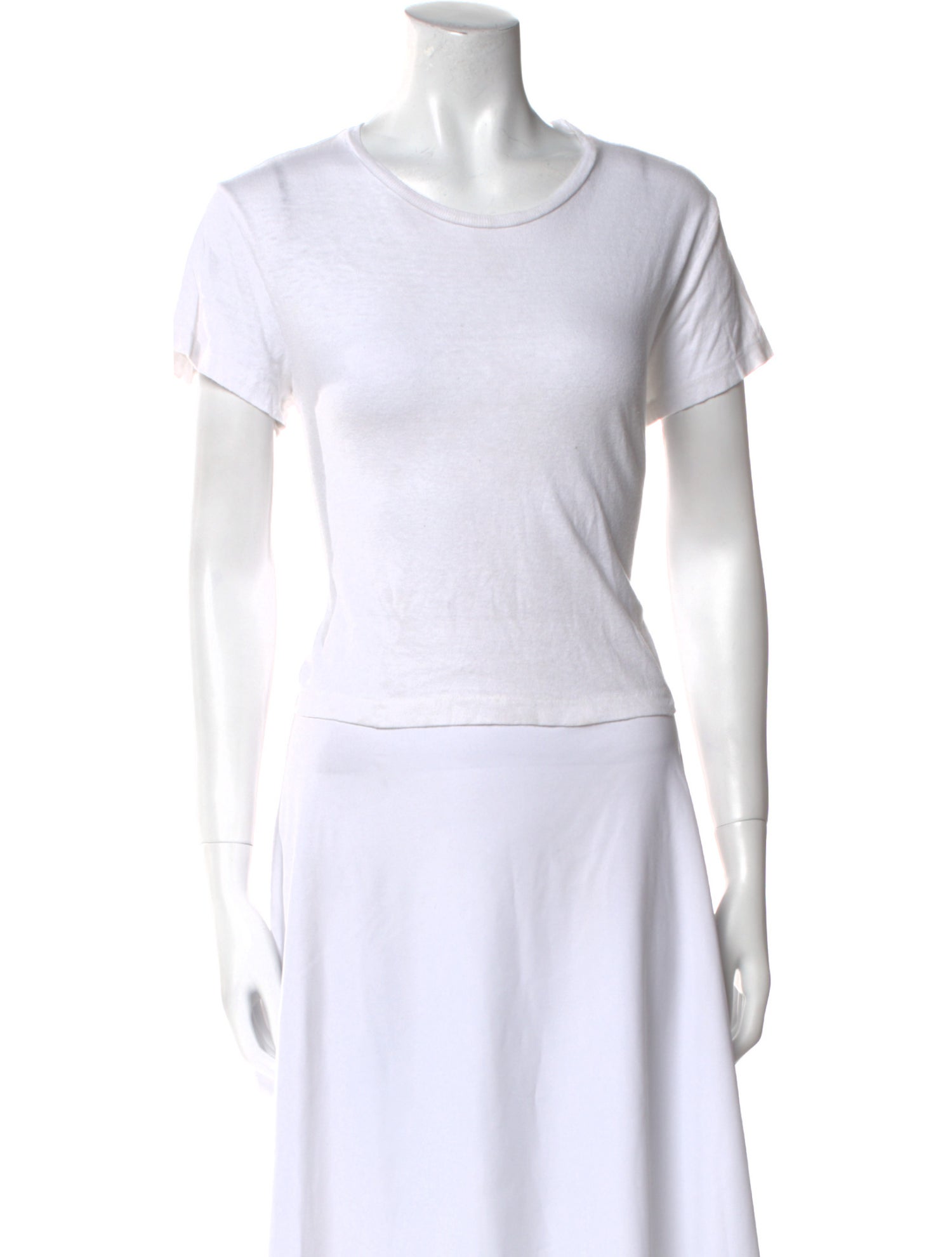 RE/DONE Scoop Neck Short Sleeve T-Shirt