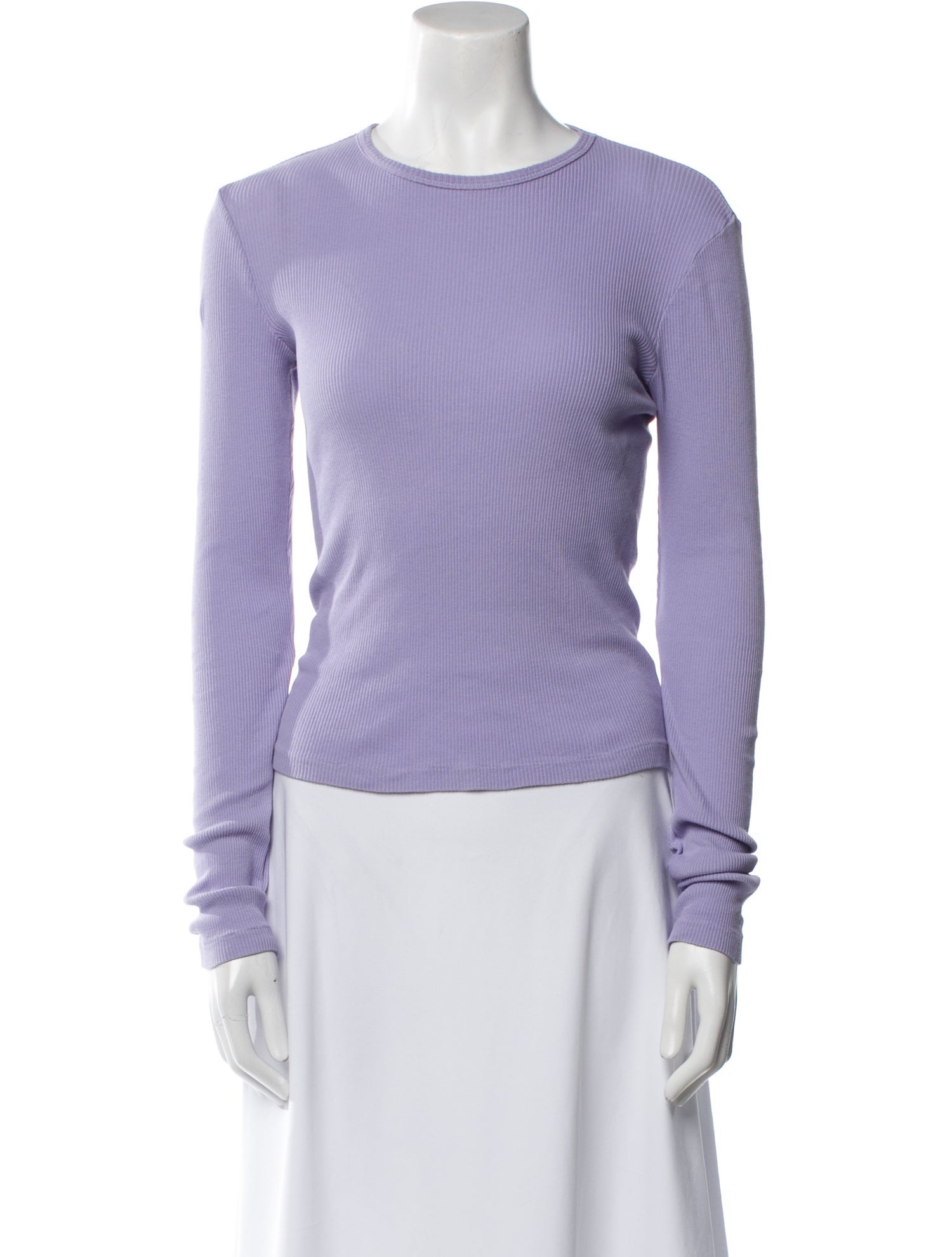 RE/DONE Crew Neck Long Sleeve Top