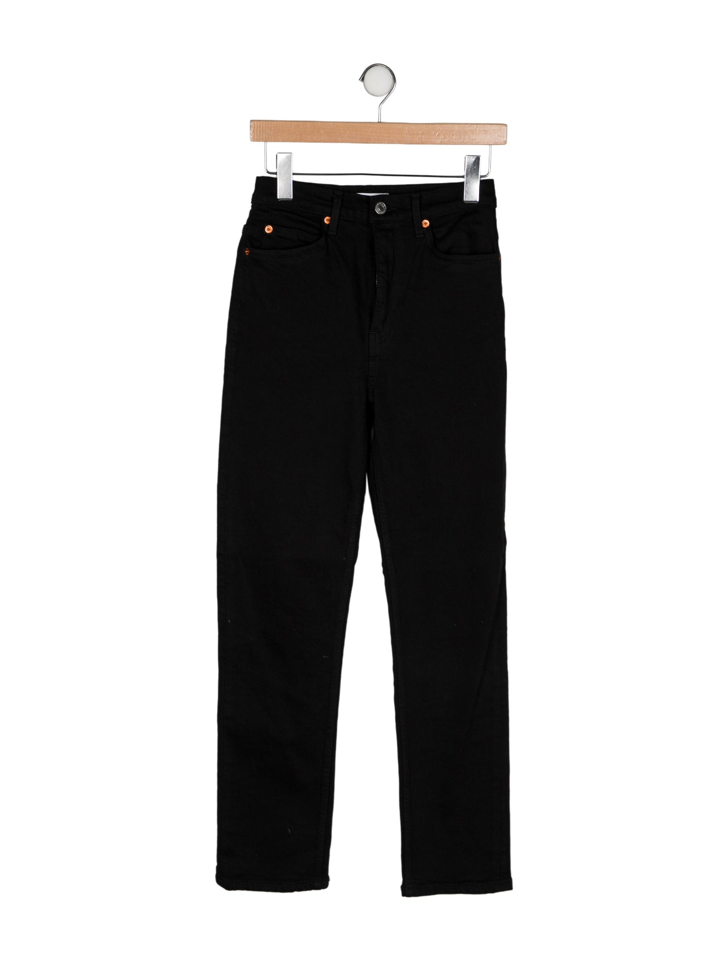 RE/DONE Mid-Rise Straight Leg Jeans