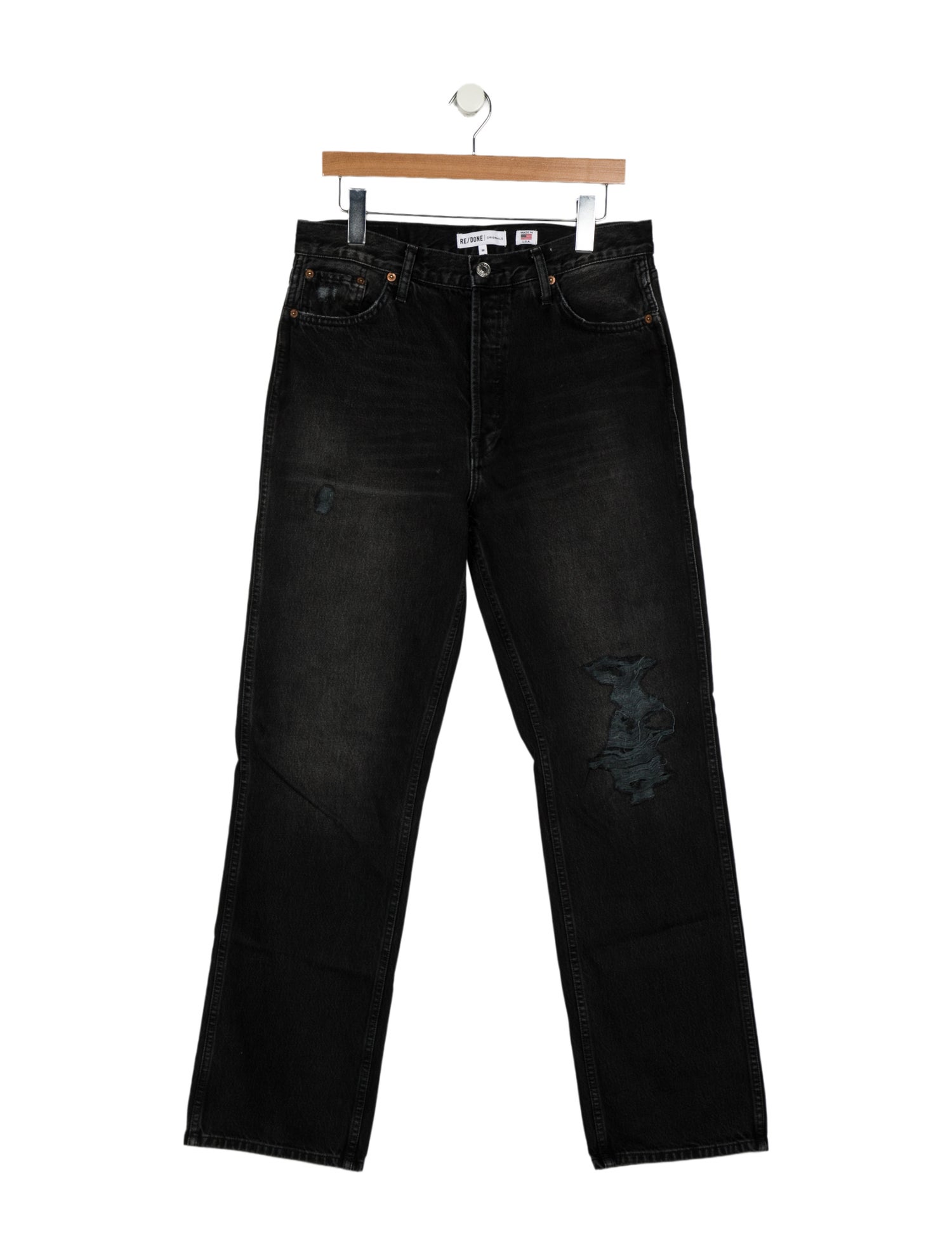 RE/DONE High-Rise Wide Leg Jeans