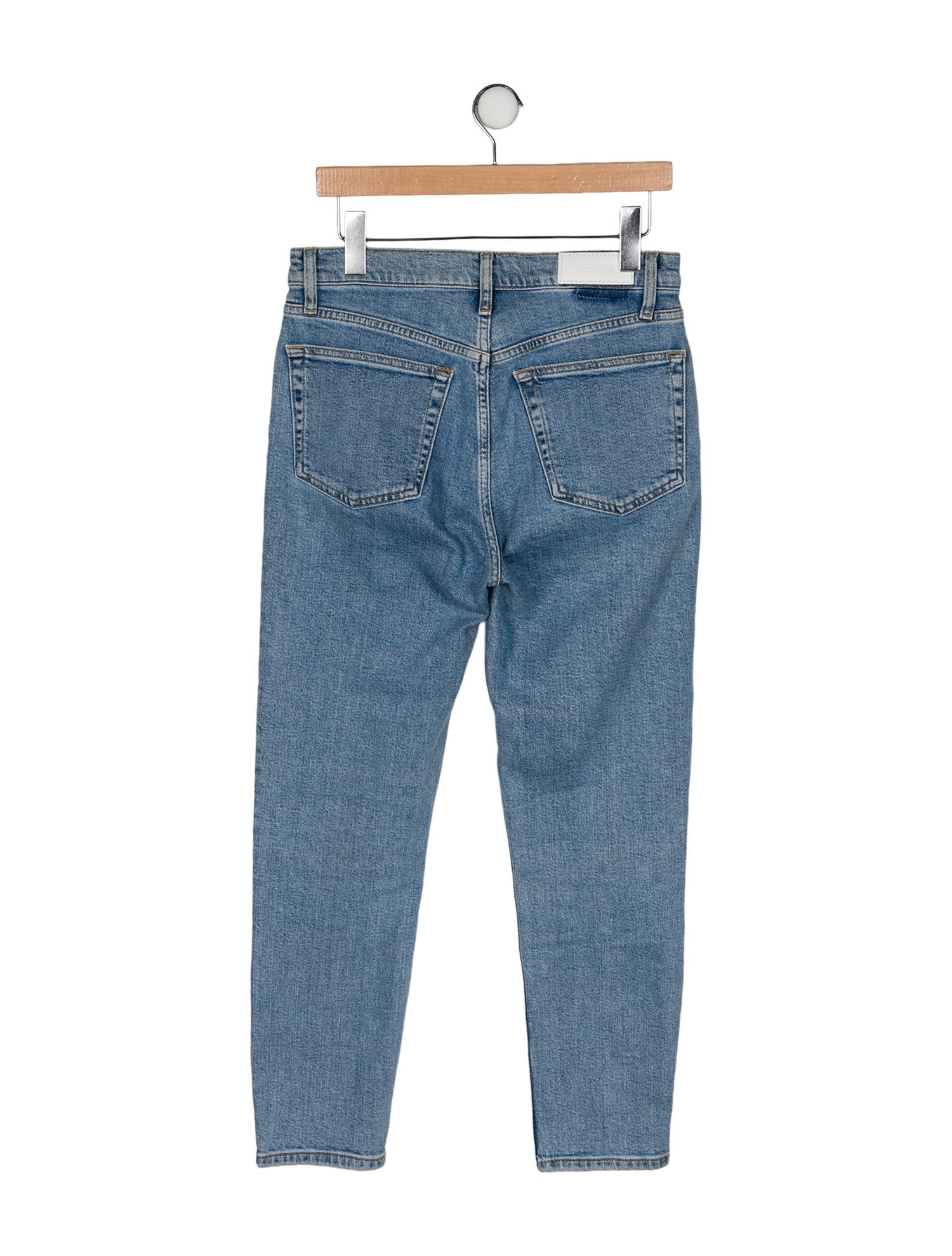 RE/DONE Mid-Rise Straight Leg Jeans