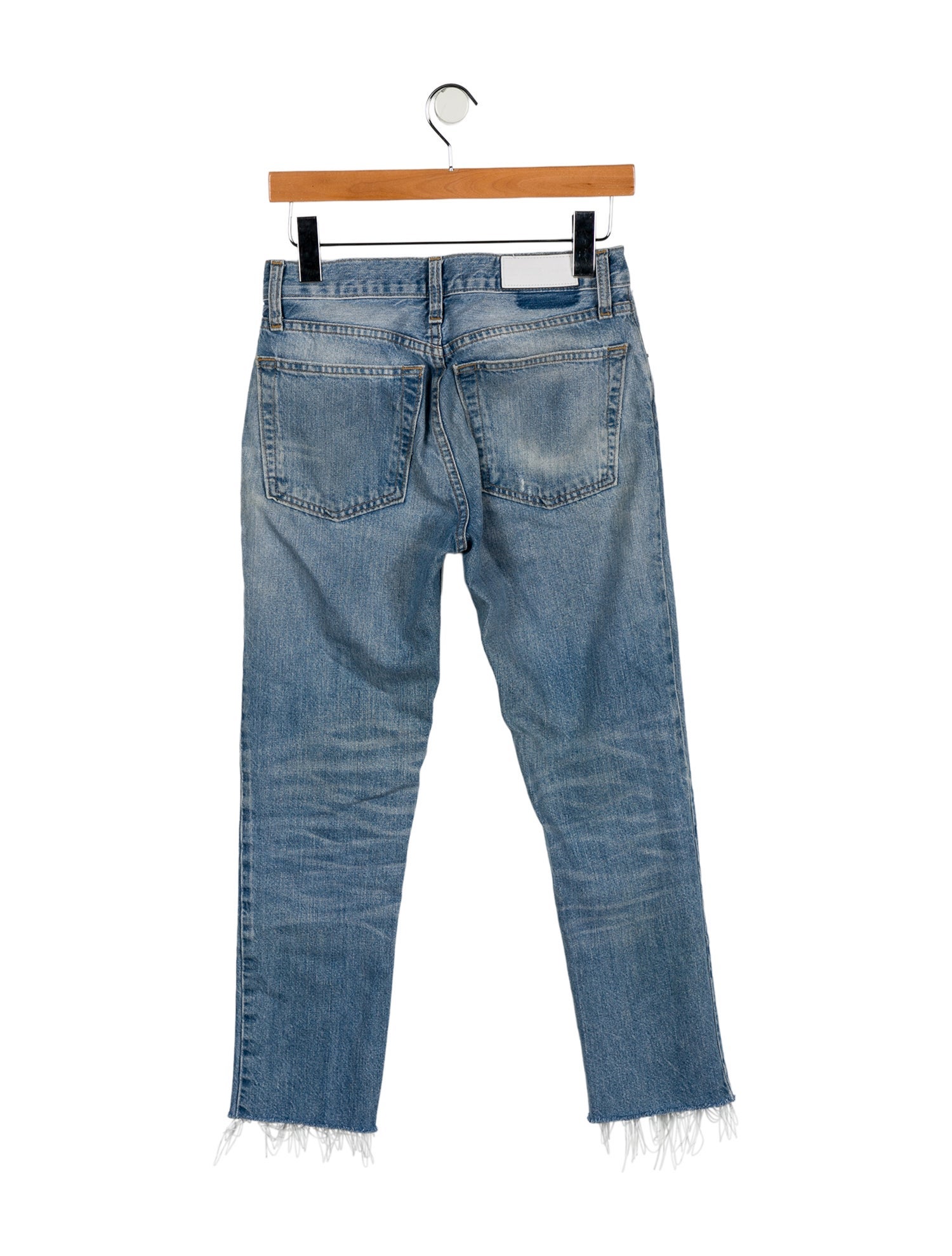 RE/DONE Mid-Rise Straight Leg Jeans