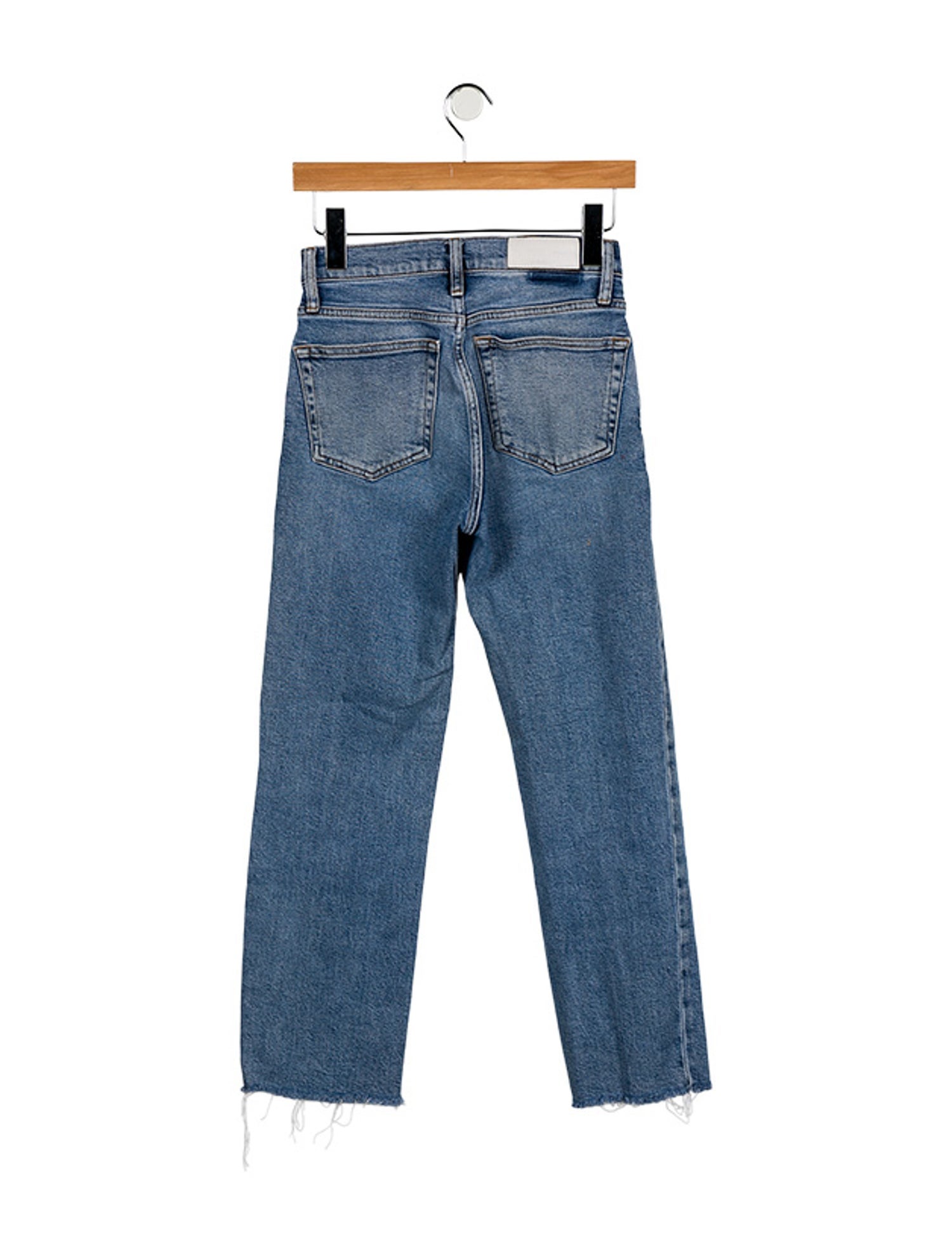 RE/DONE Mid-Rise Straight Leg Jeans