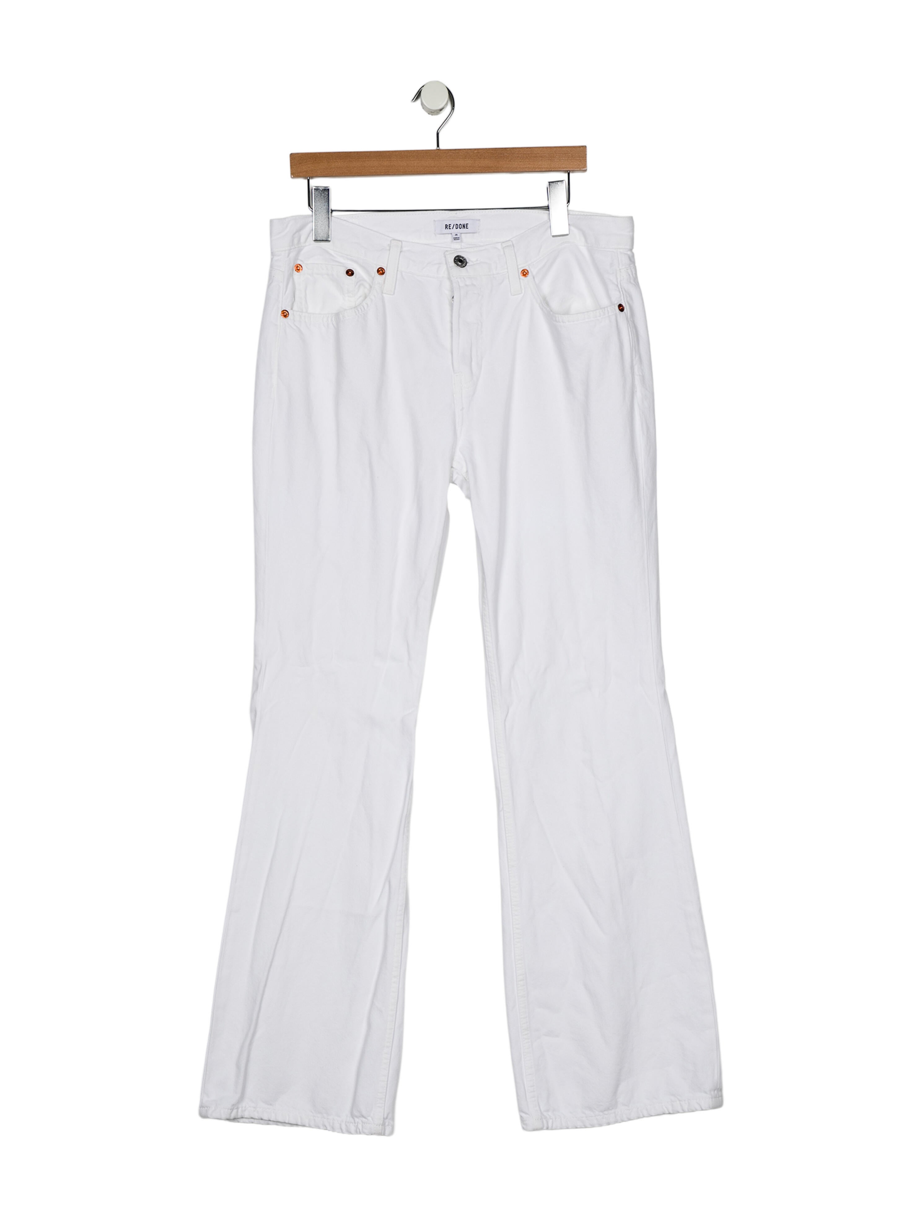 RE/DONE Mid-Rise Wide Leg Jeans