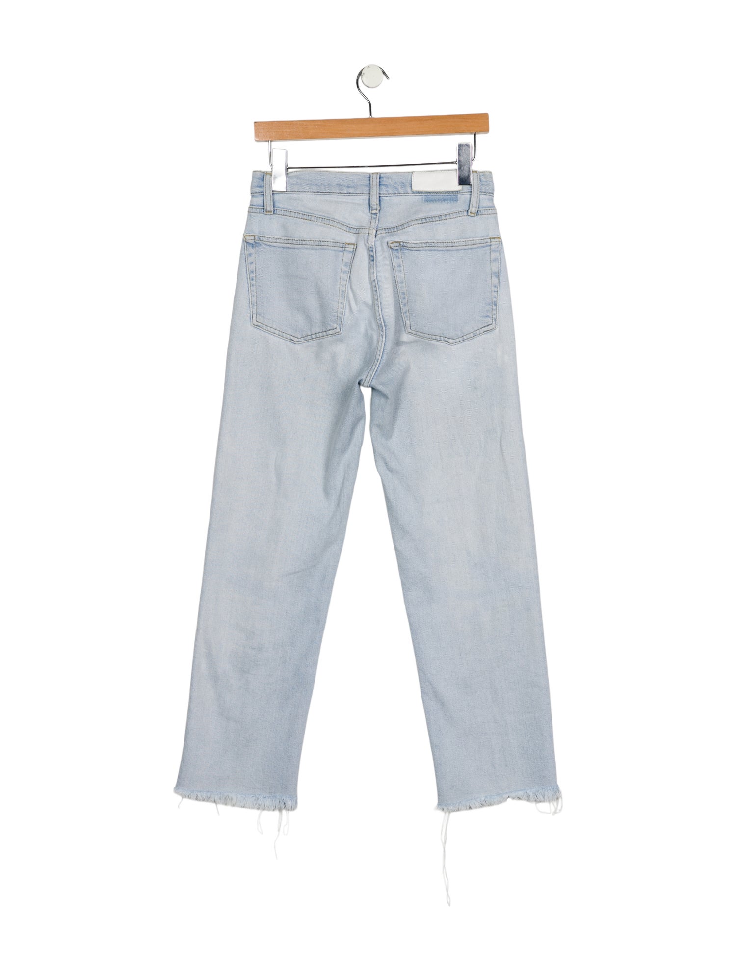 RE/DONE Mid-Rise Straight Leg Jeans