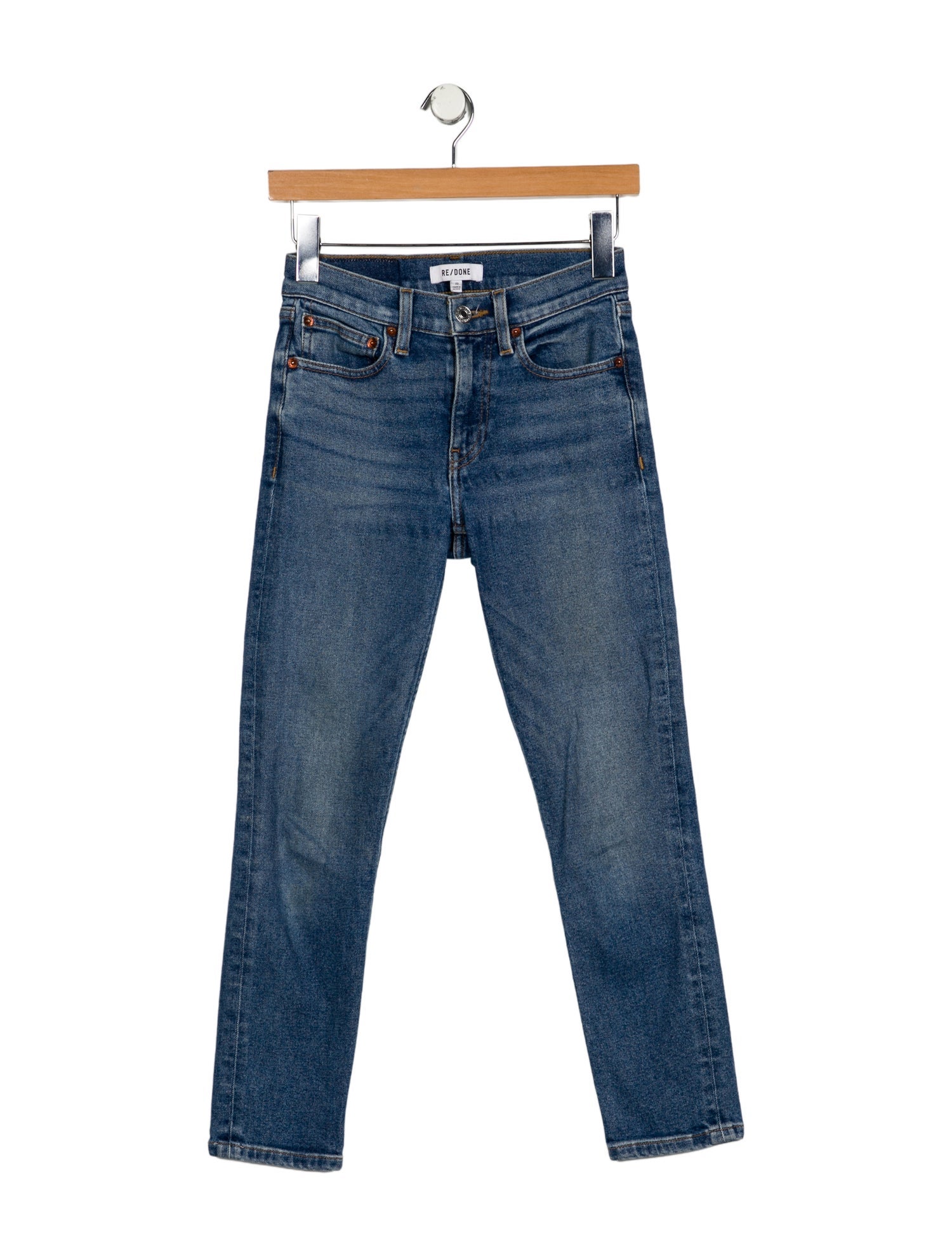 RE/DONE Low-Rise Skinny Leg Jeans
