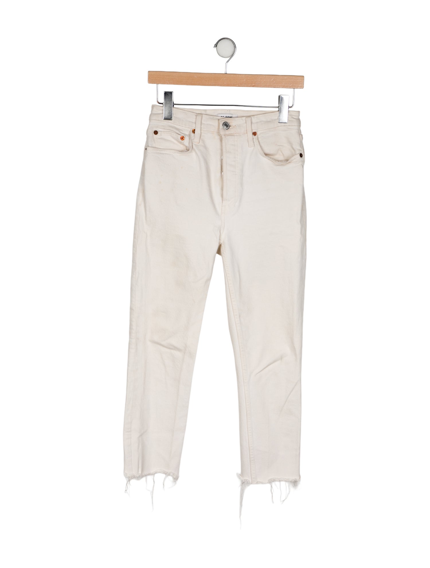 RE/DONE High-Rise Straight Leg Jeans