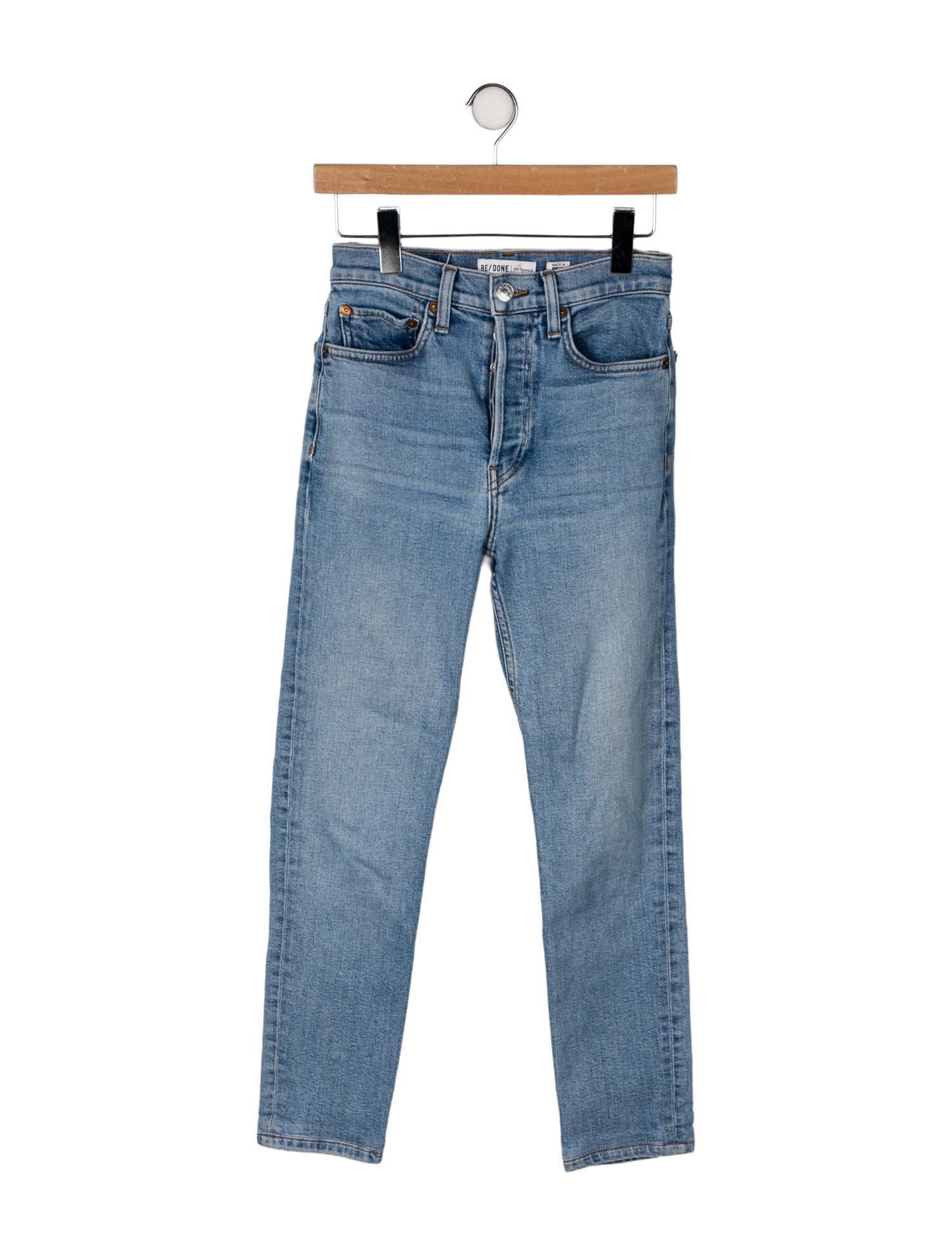RE/DONE High-Rise Skinny Leg Jeans