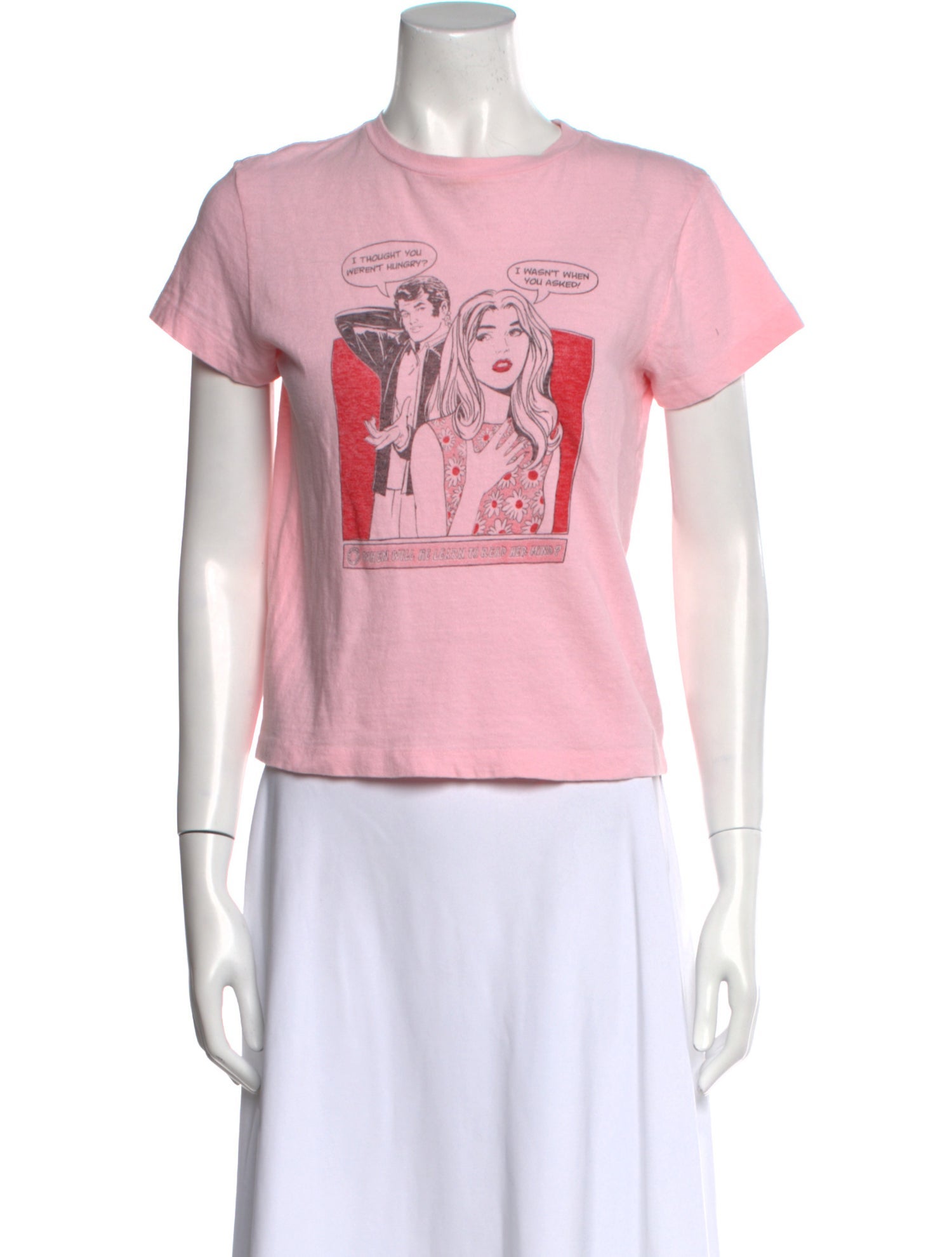 RE/DONE Graphic Print Crew Neck T-Shirt