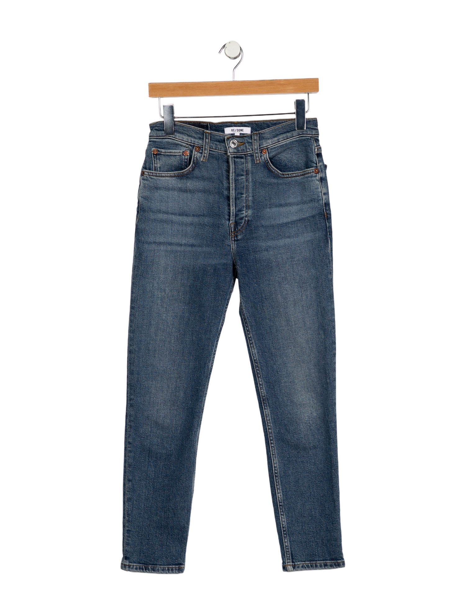 RE/DONE Mid-Rise Skinny Leg Jeans