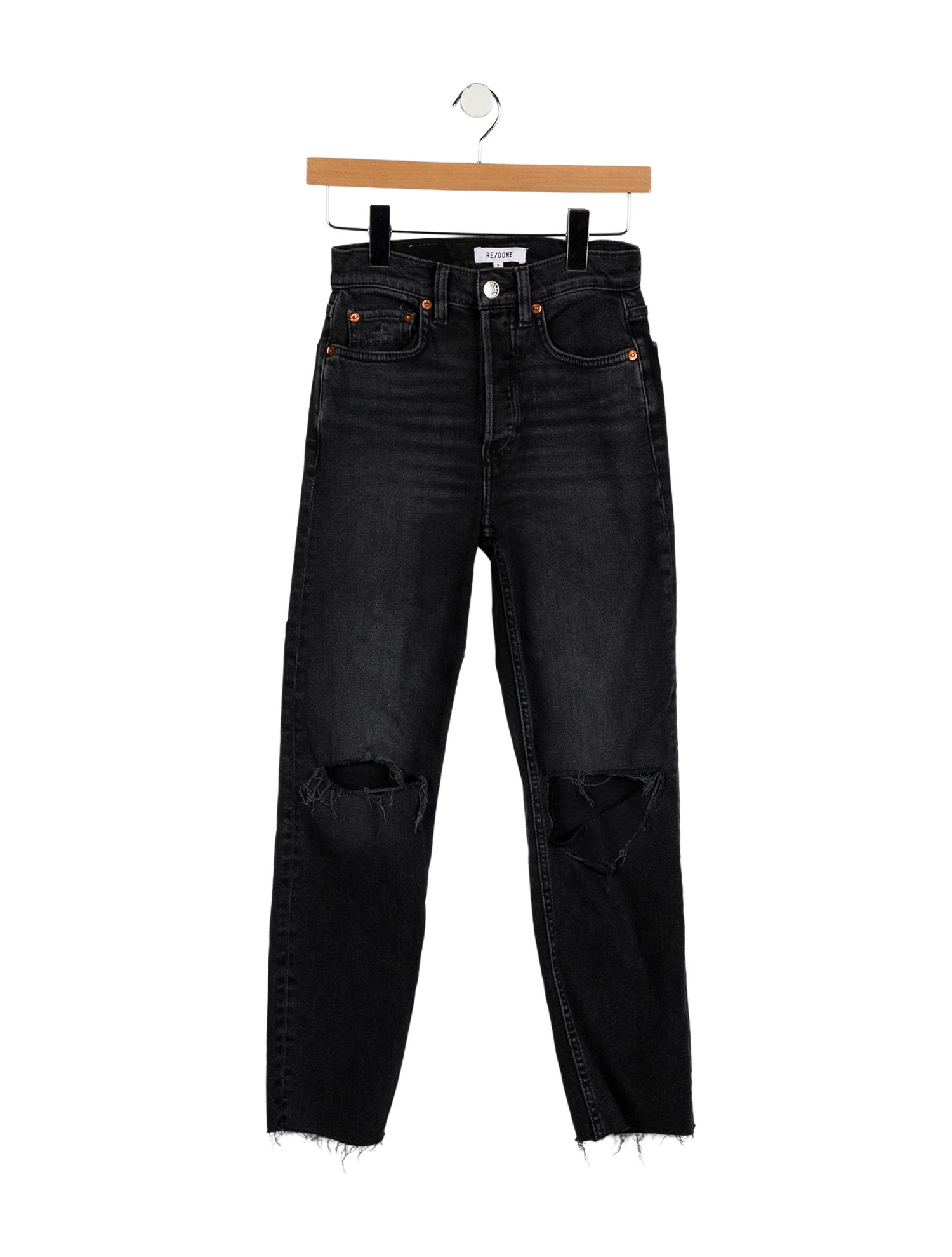 RE/DONE Mid-Rise Straight Leg Jeans