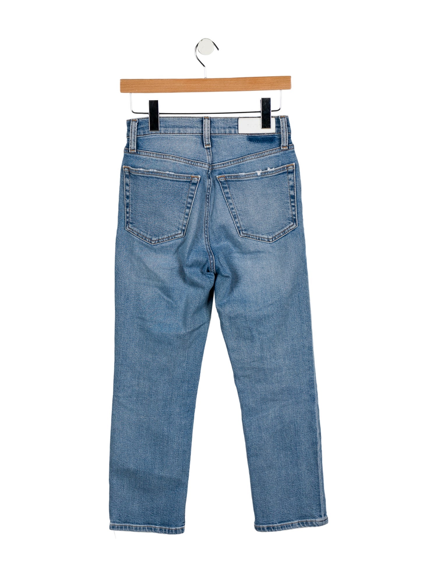 RE/DONE Mid-Rise Straight Leg Jeans