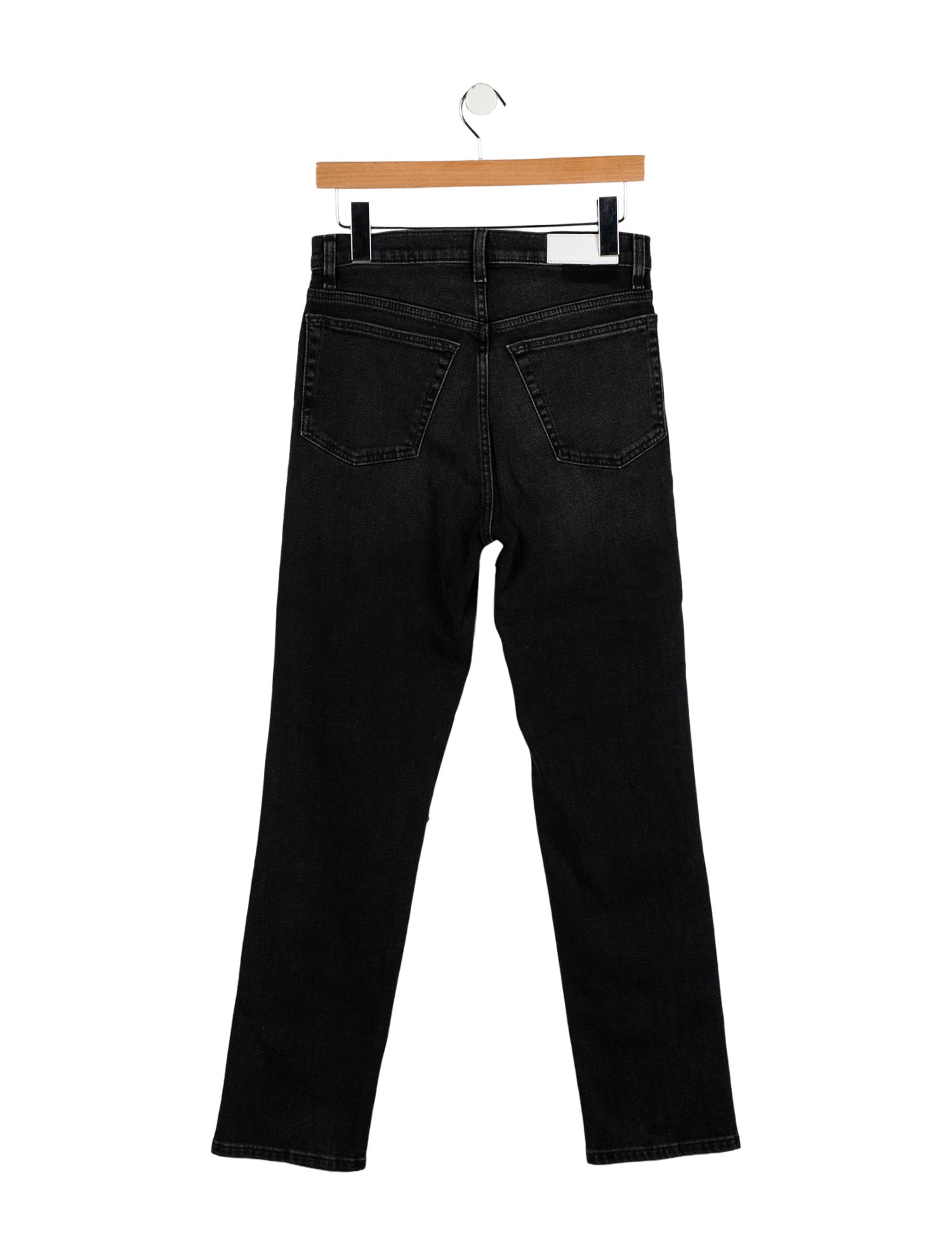 RE/DONE High-Rise Straight Leg Jeans