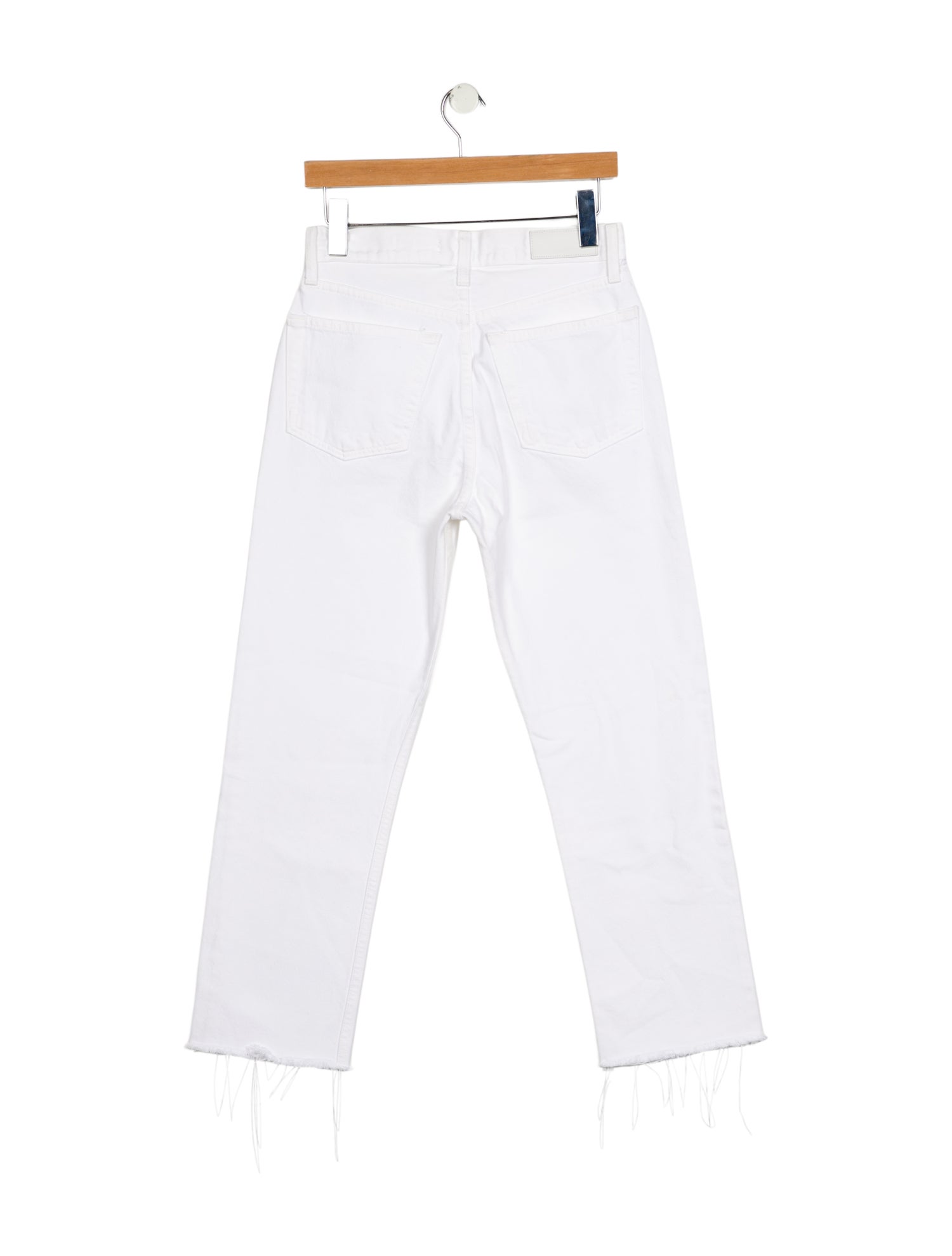 RE/DONE High-Rise Straight Leg Jeans