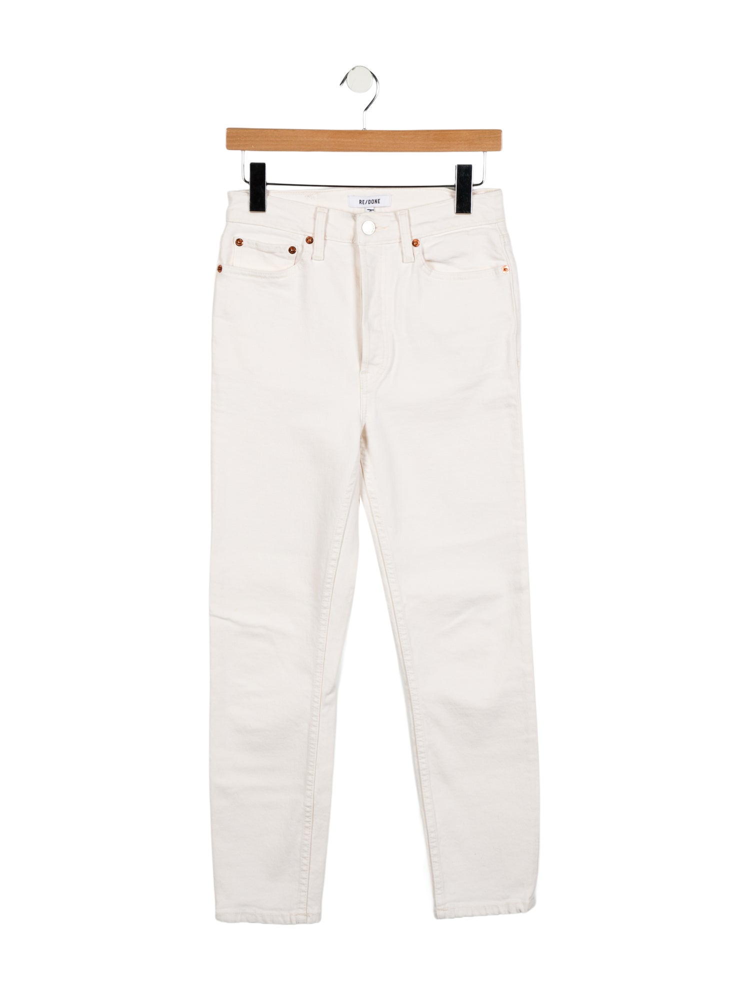 RE/DONE High-Rise Straight Leg Jeans