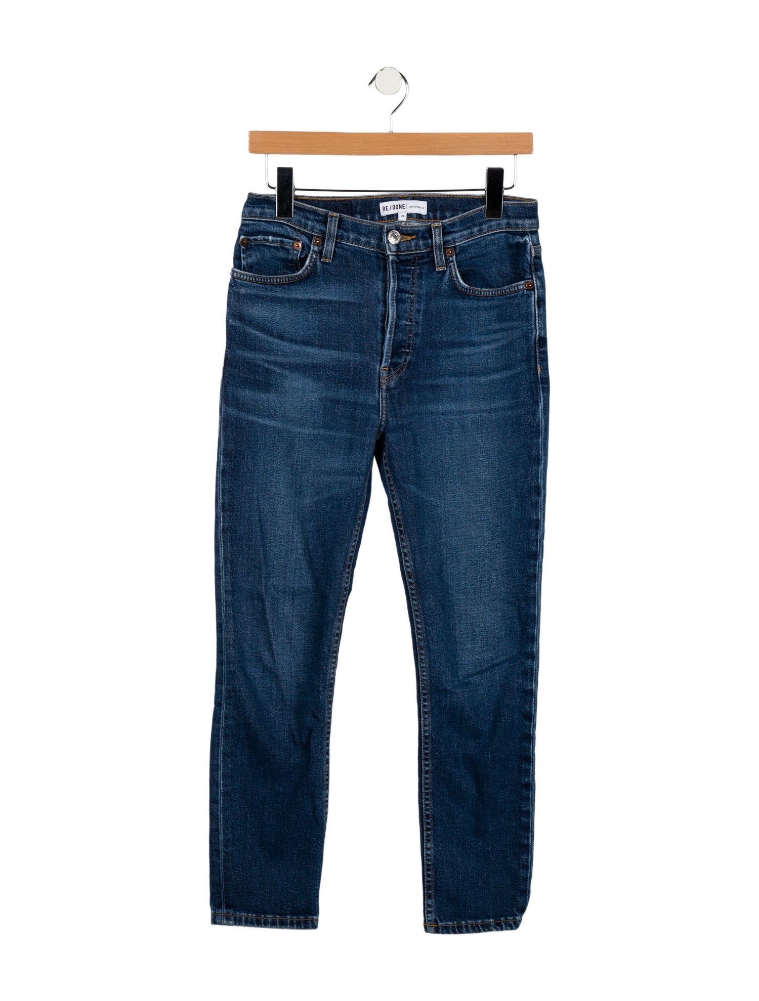 RE/DONE Mid-Rise Skinny Leg Jeans