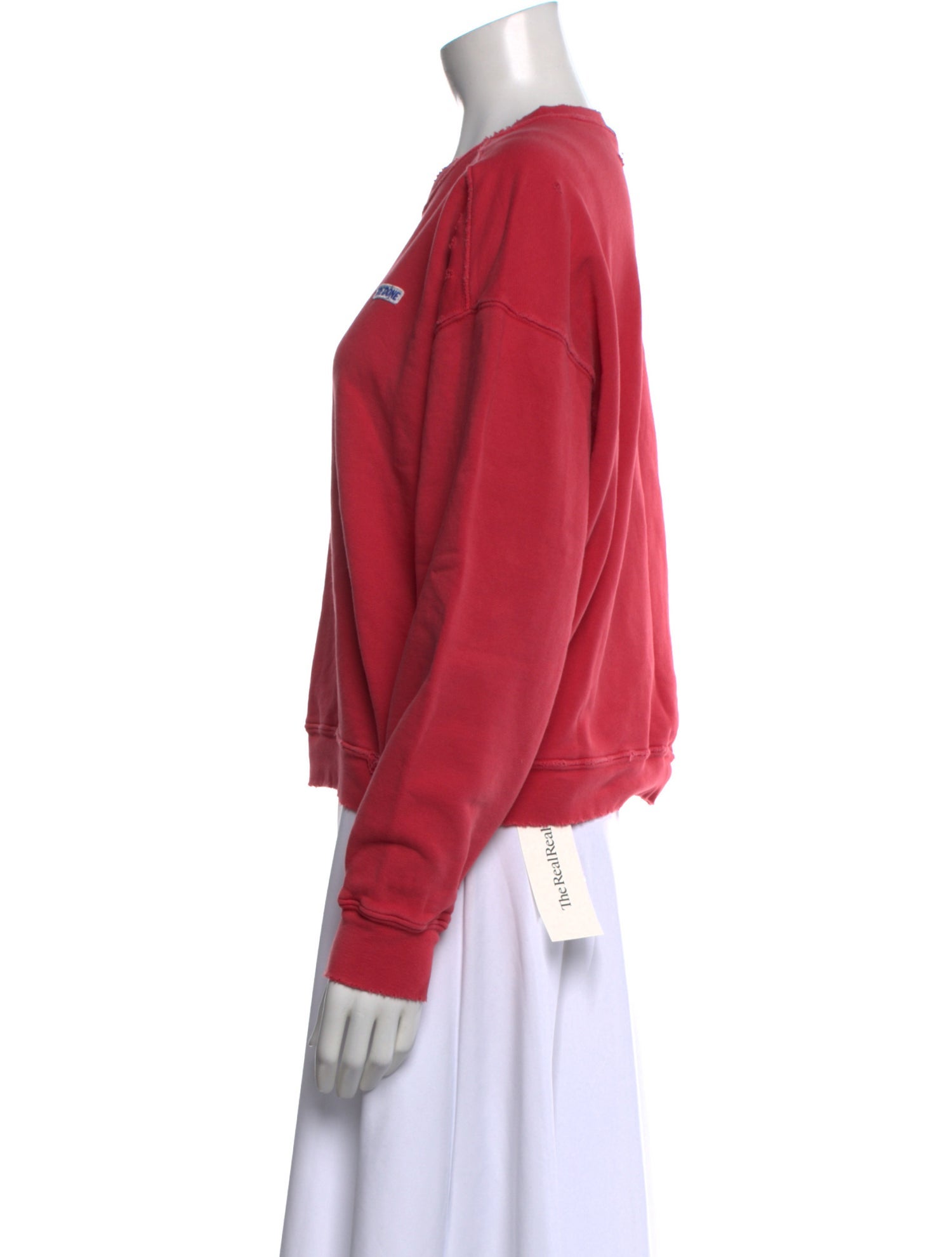 RE/DONE Crew Neck Long Sleeve Sweatshirt