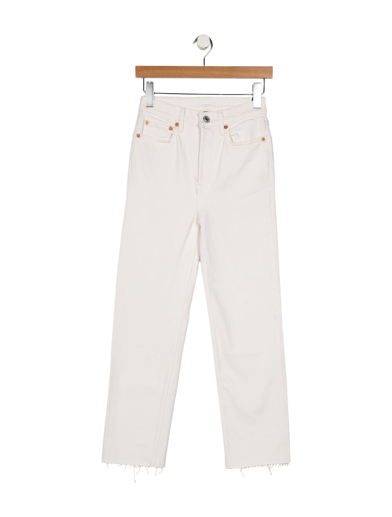 RE/DONE High-Rise Straight Leg Jeans