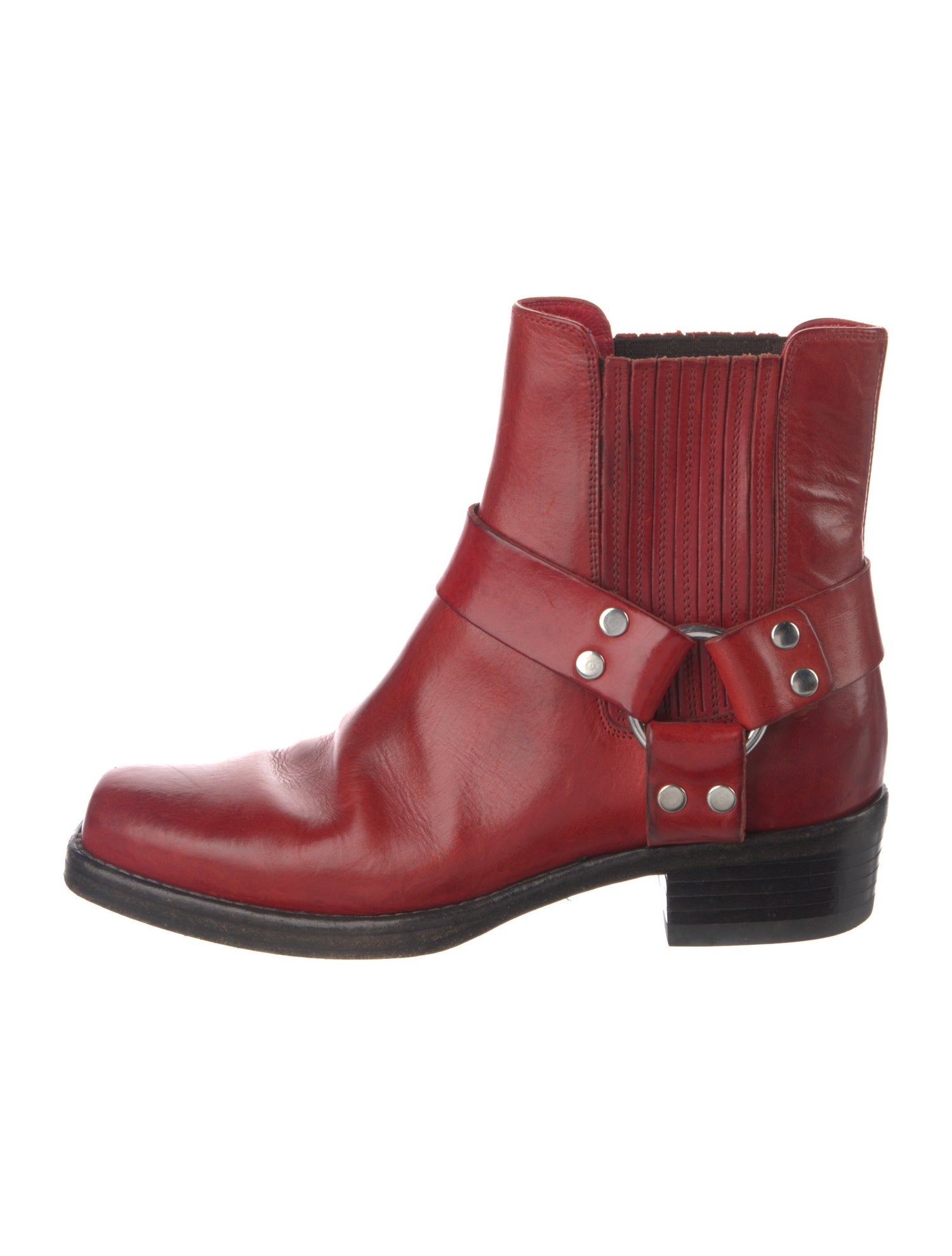 RE/DONE Leather Moto Boots