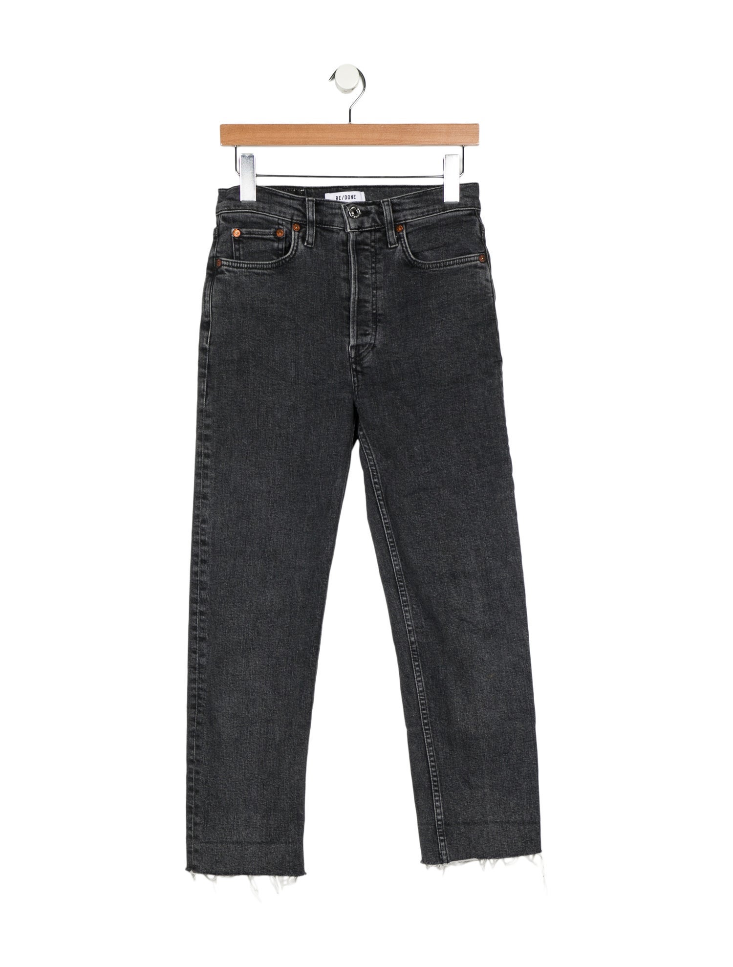 RE/DONE Mid-Rise Straight Leg Jeans