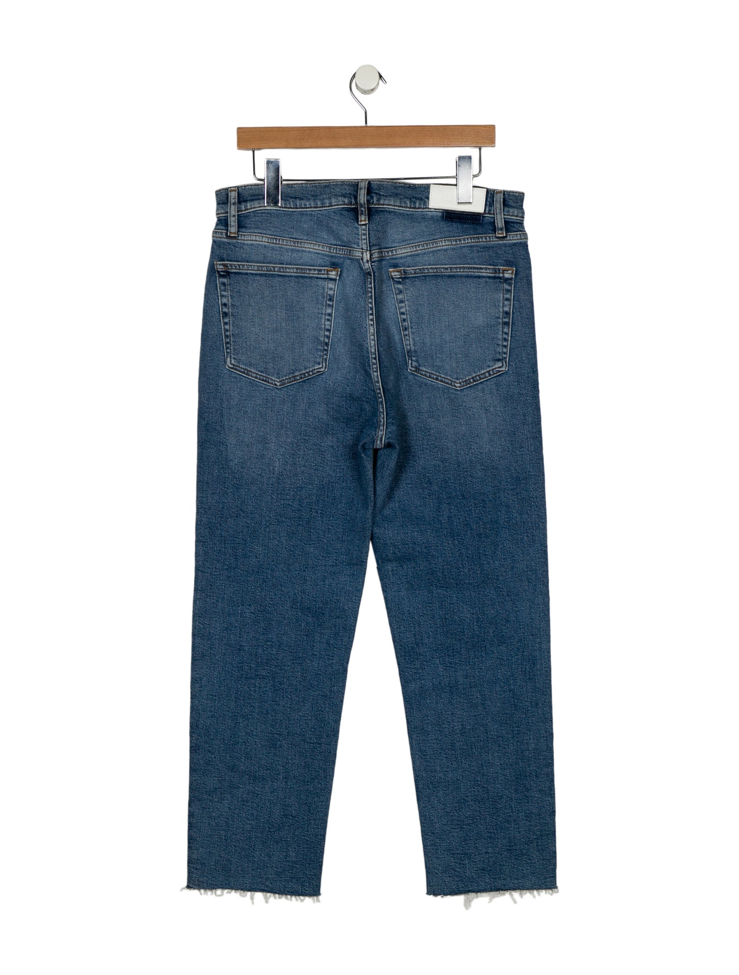 RE/DONE High-Rise Straight Leg Jeans