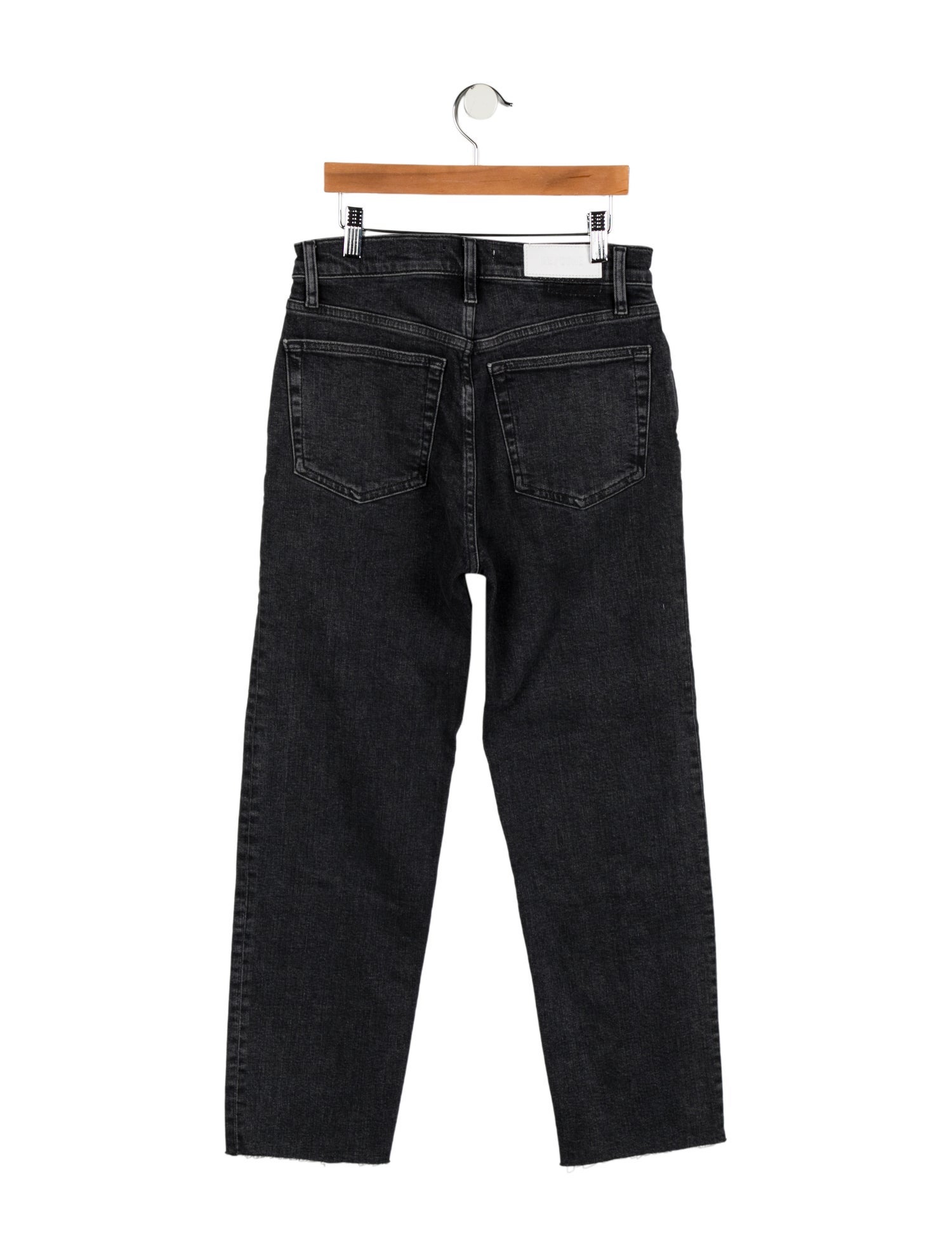 RE/DONE High-Rise Straight Leg Jeans