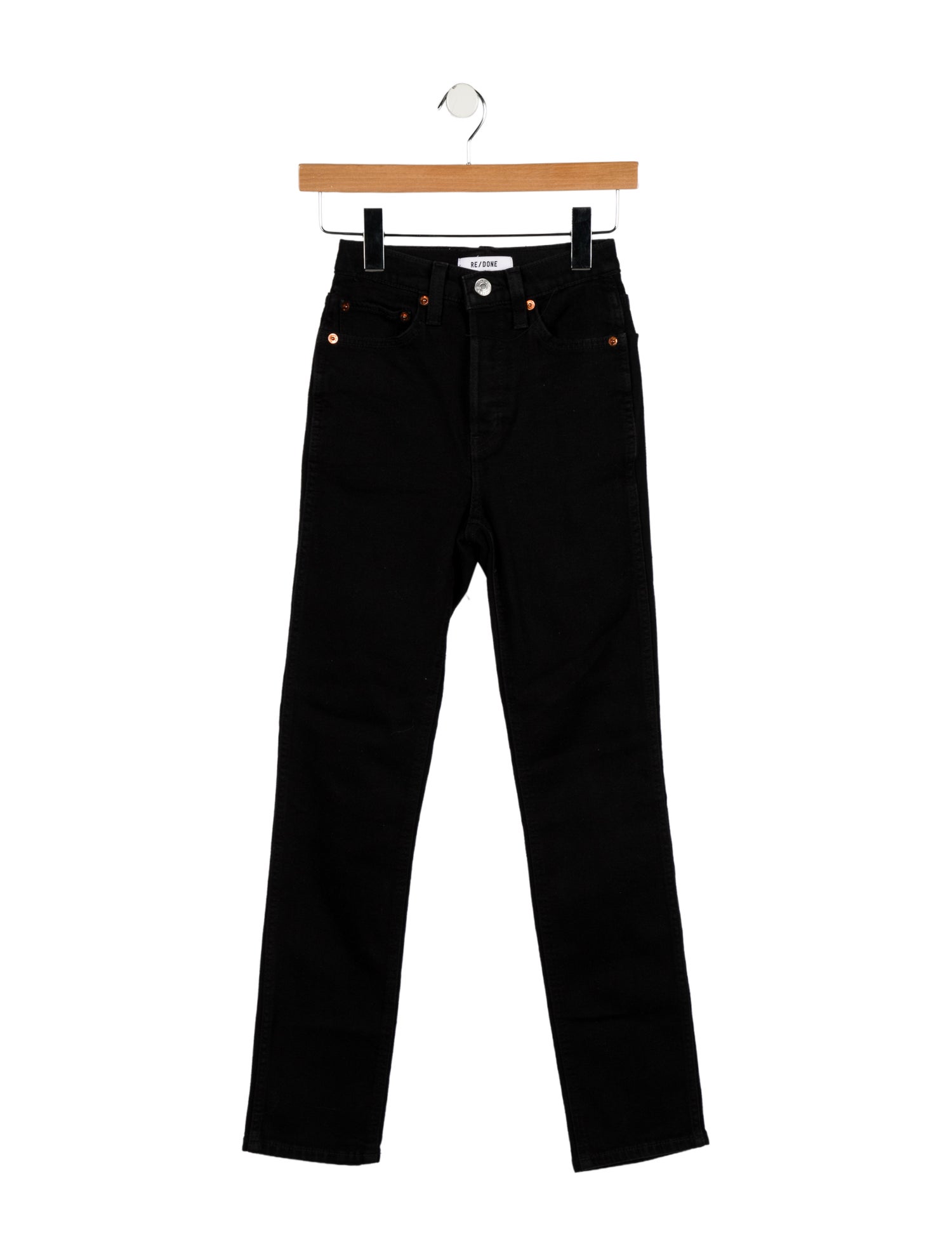 RE/DONE Mid-Rise Straight Leg Jeans