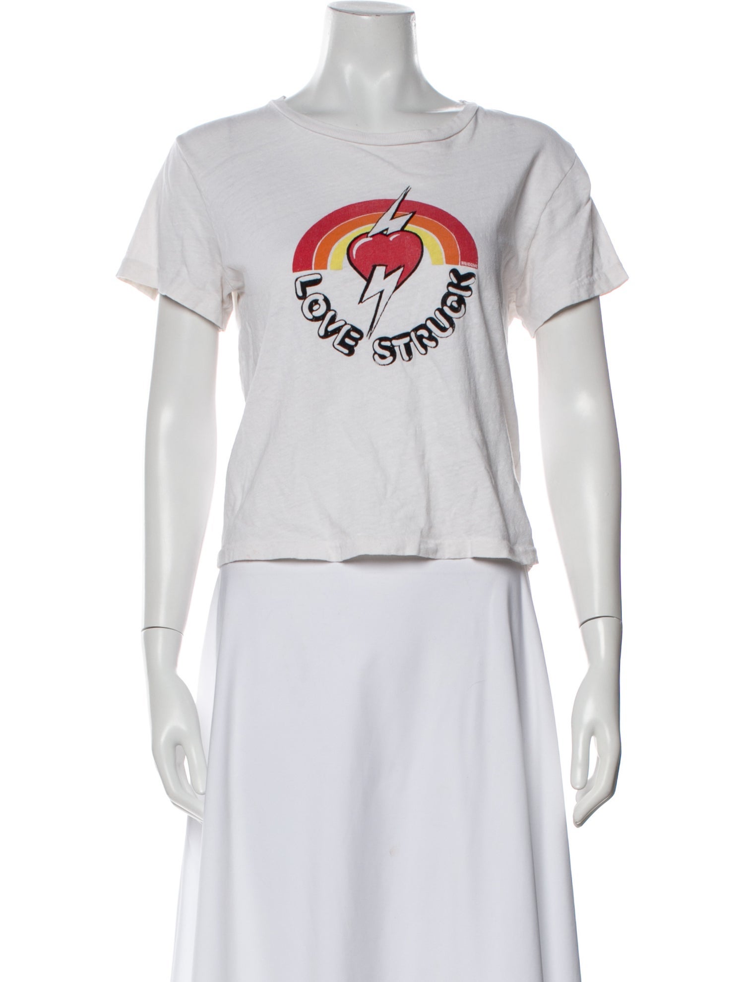 RE/DONE Graphic Print Crew Neck T-Shirt