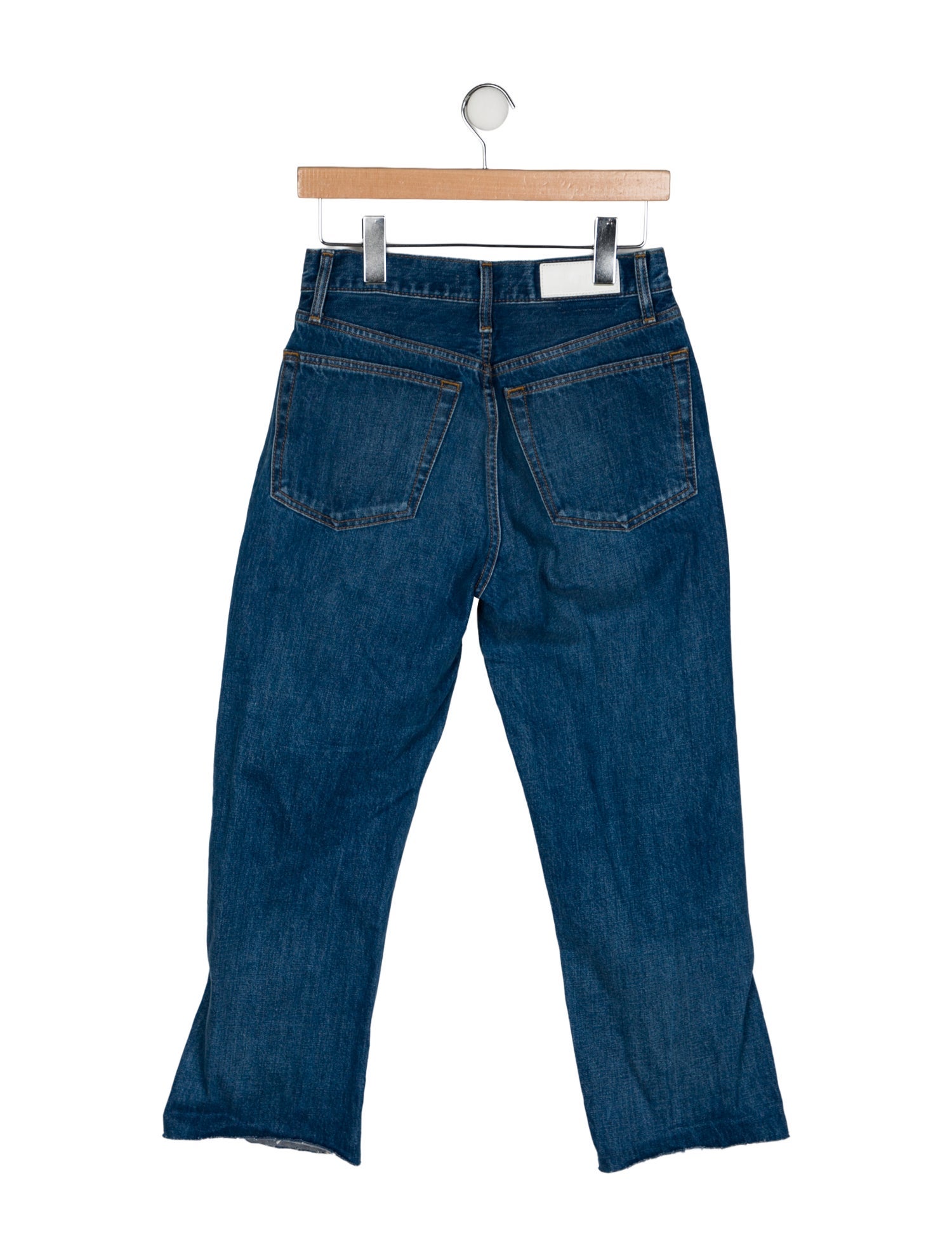 RE/DONE High-Rise Straight Leg Jeans