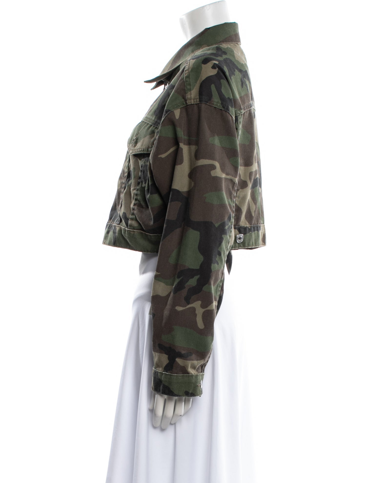 RE/DONE Plaid Print Denim Jacket