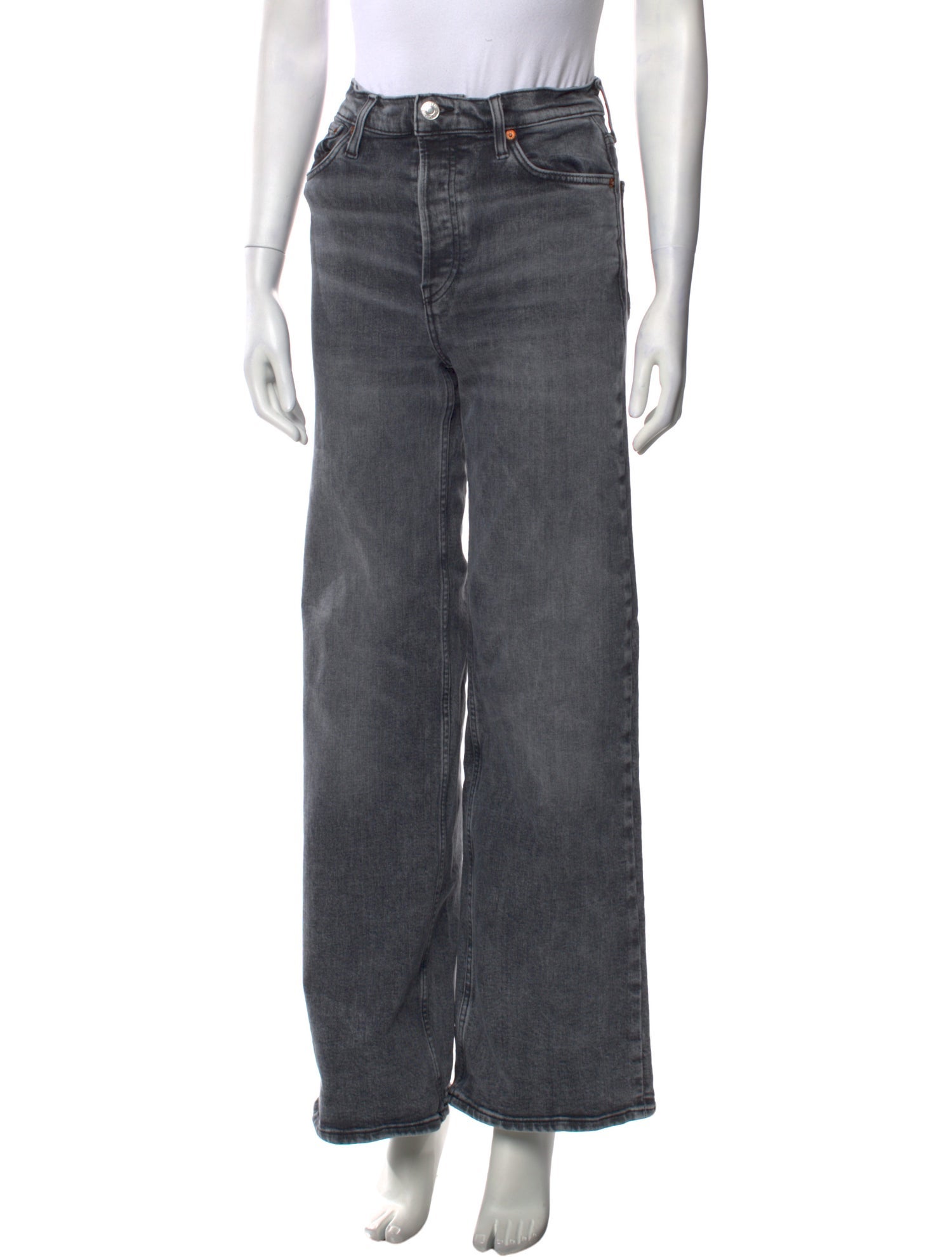 RE/DONE High-Rise Wide Leg Jeans