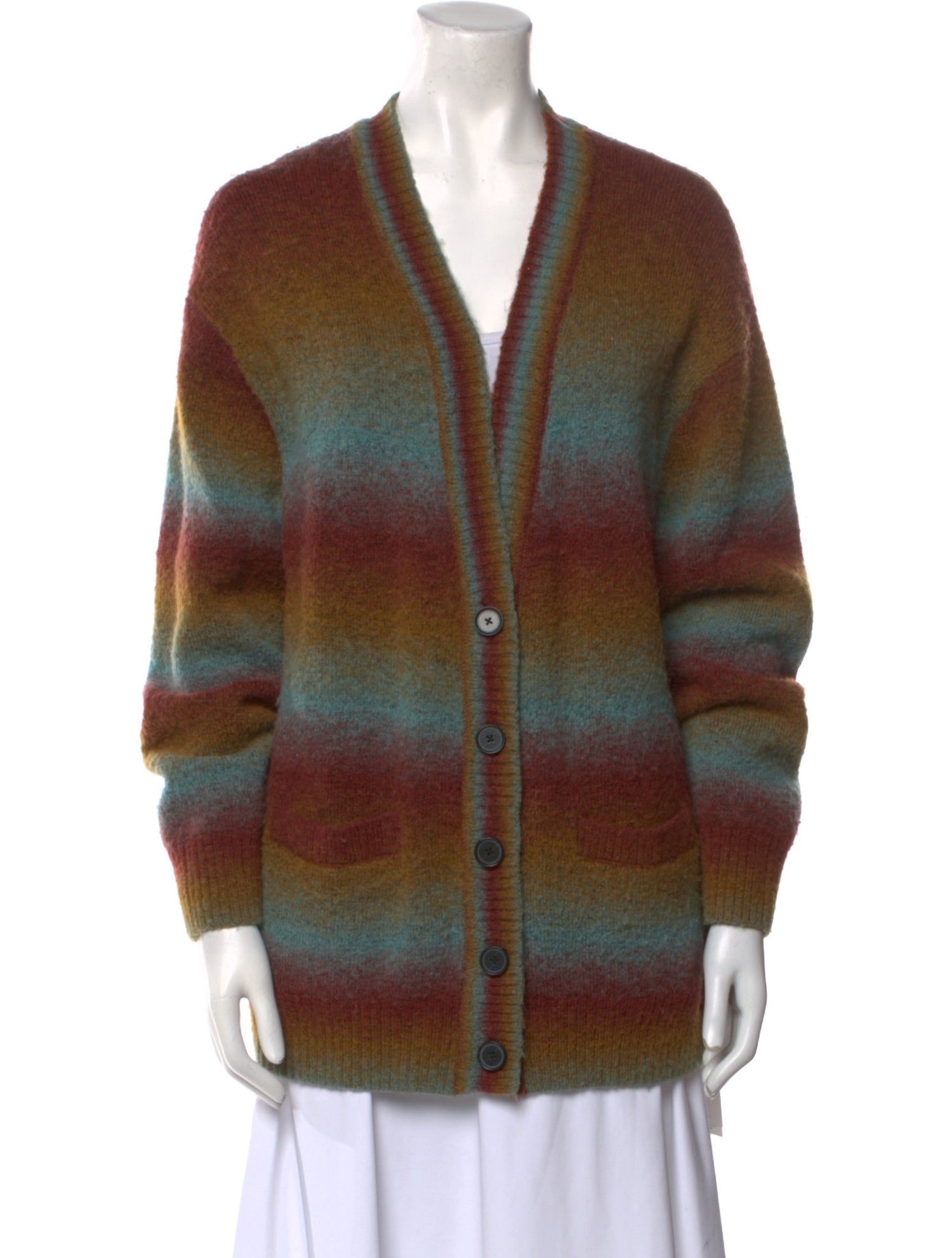 RE/DONE Virgin Wool Striped Sweater