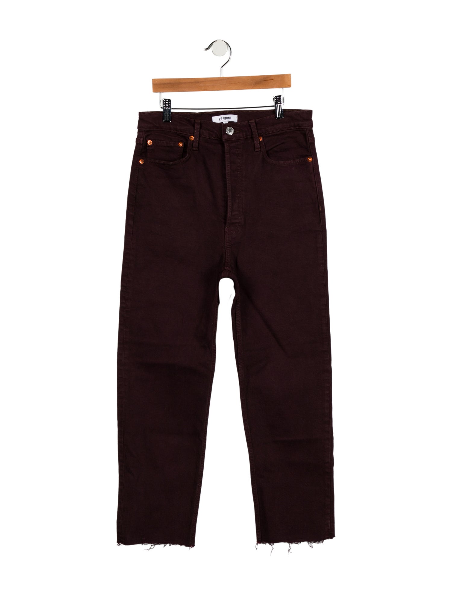 RE/DONE High-Rise Straight Leg Jeans w/ Tags