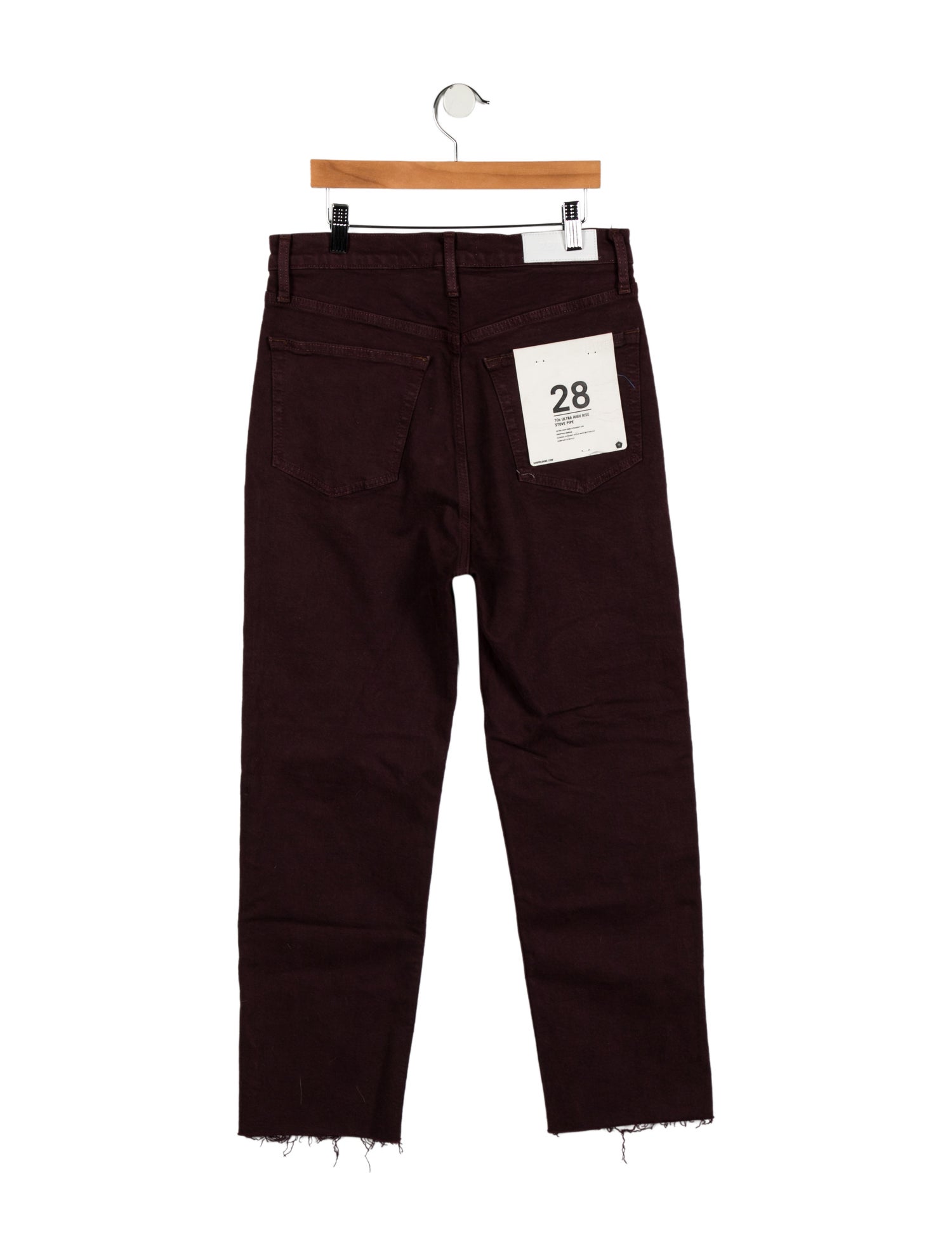 RE/DONE High-Rise Straight Leg Jeans w/ Tags