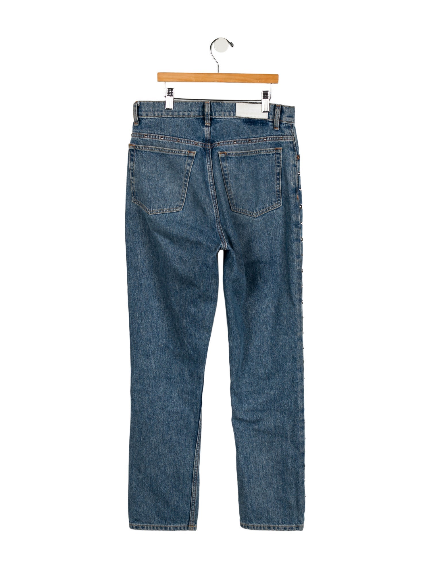 RE/DONE Mid-Rise Straight Leg Jeans