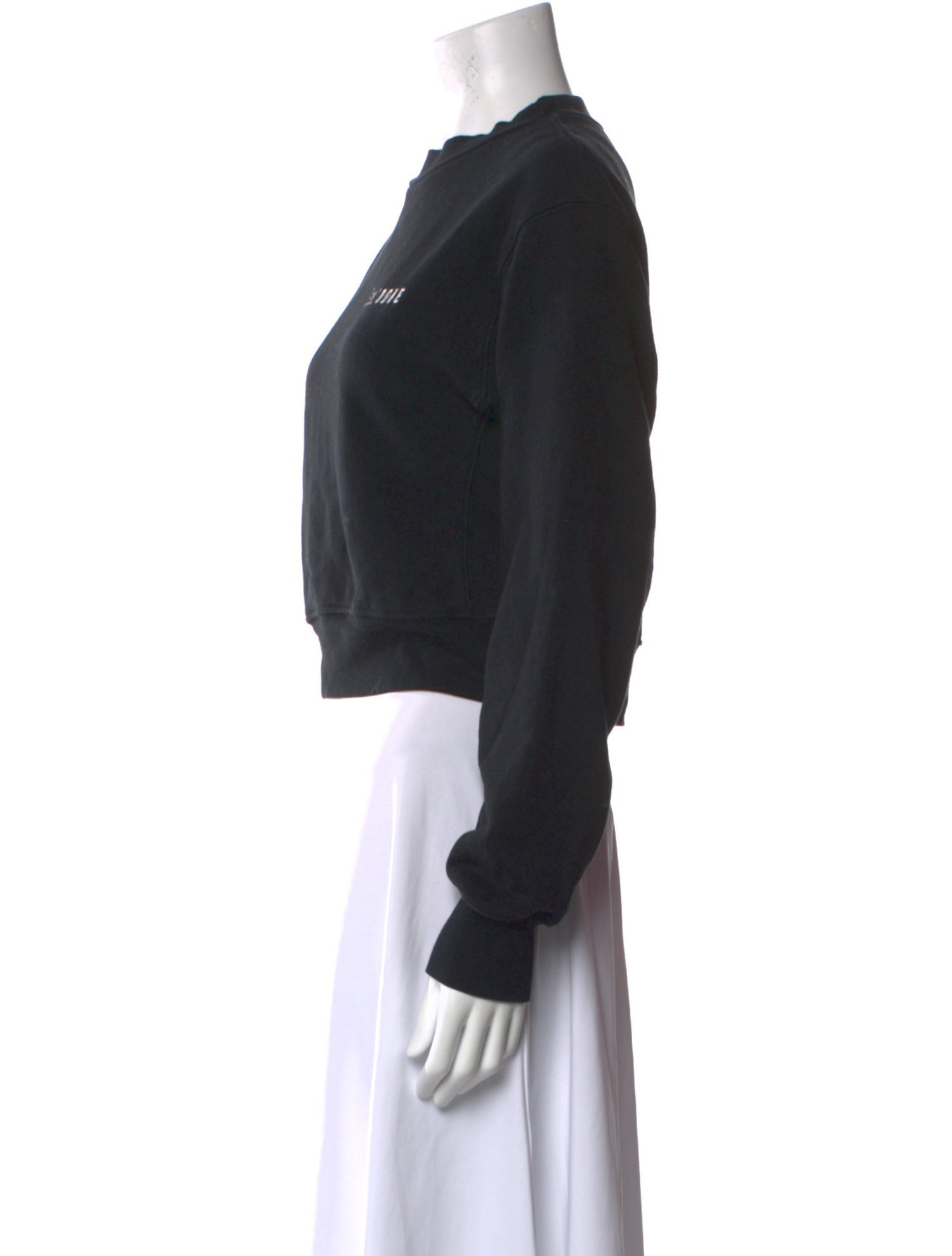 RE/DONE Graphic Print Crew Neck Sweatshirt