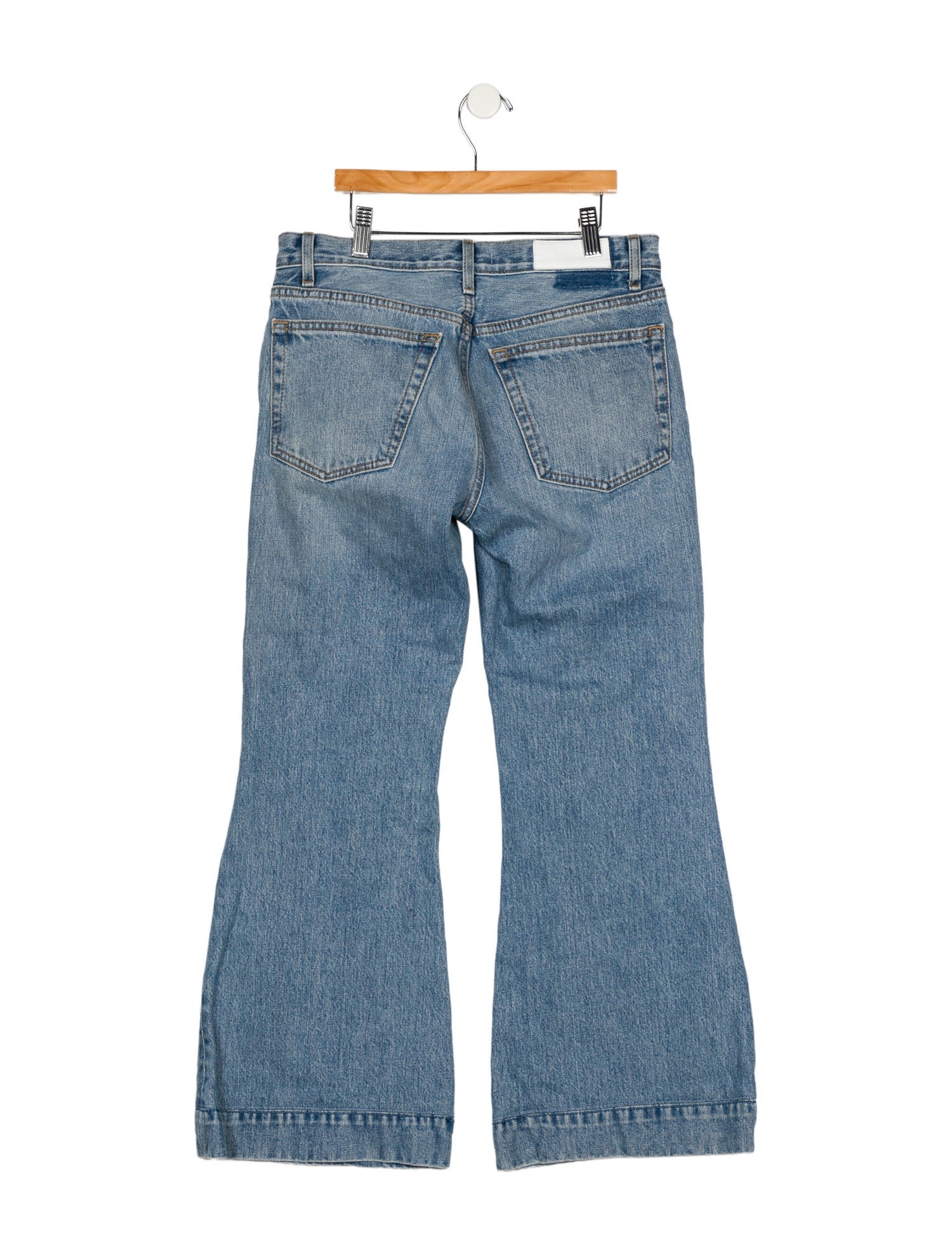 RE/DONE Mid-Rise Wide Leg Jeans