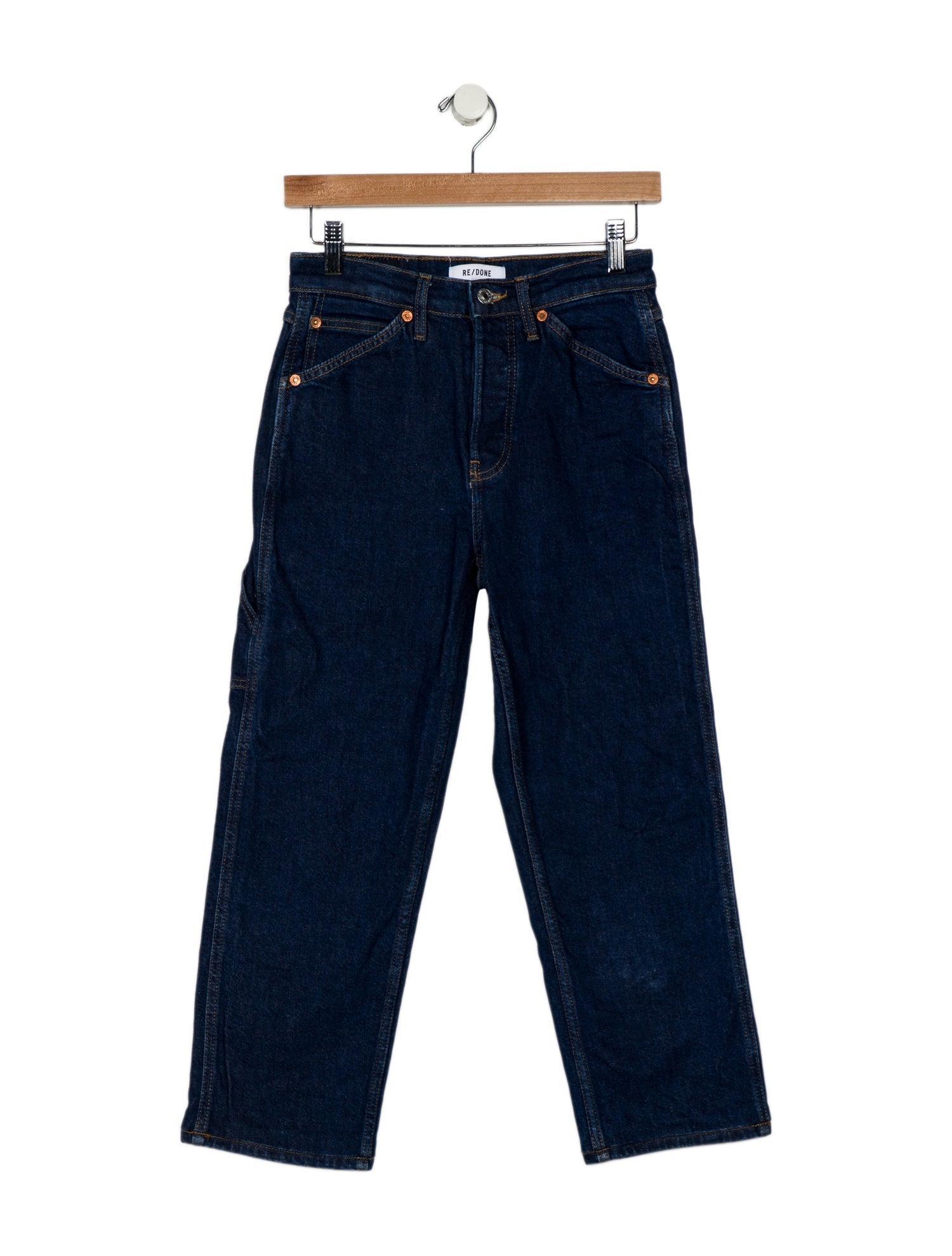 RE/DONE Mid-Rise Straight Leg Jeans