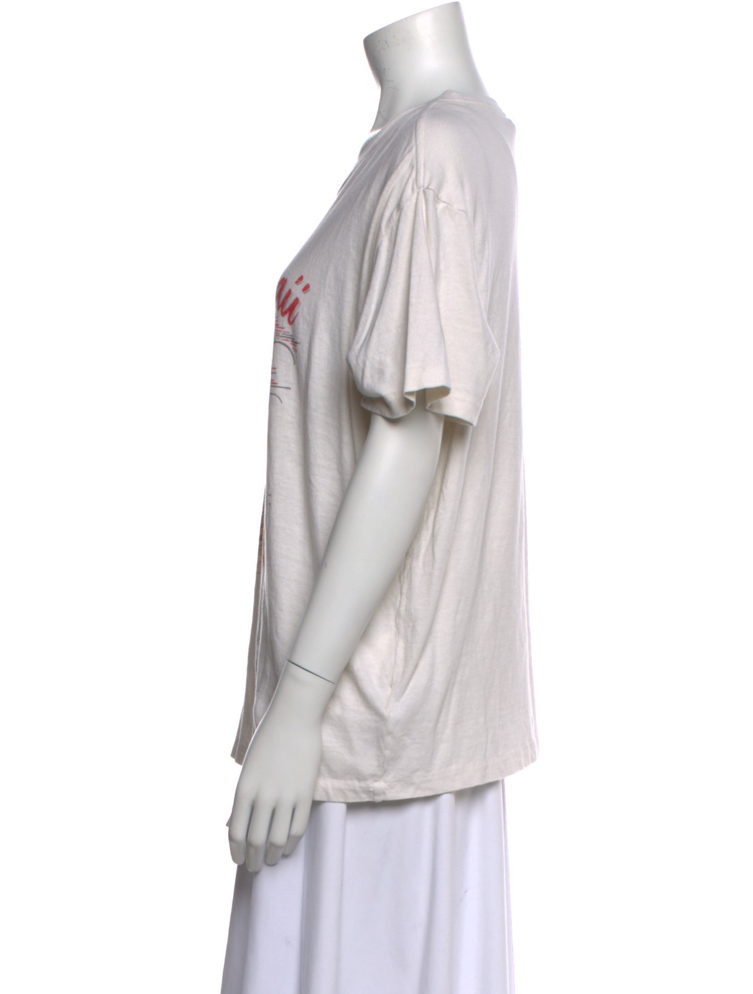 RE/DONE Graphic Print Crew Neck T-Shirt